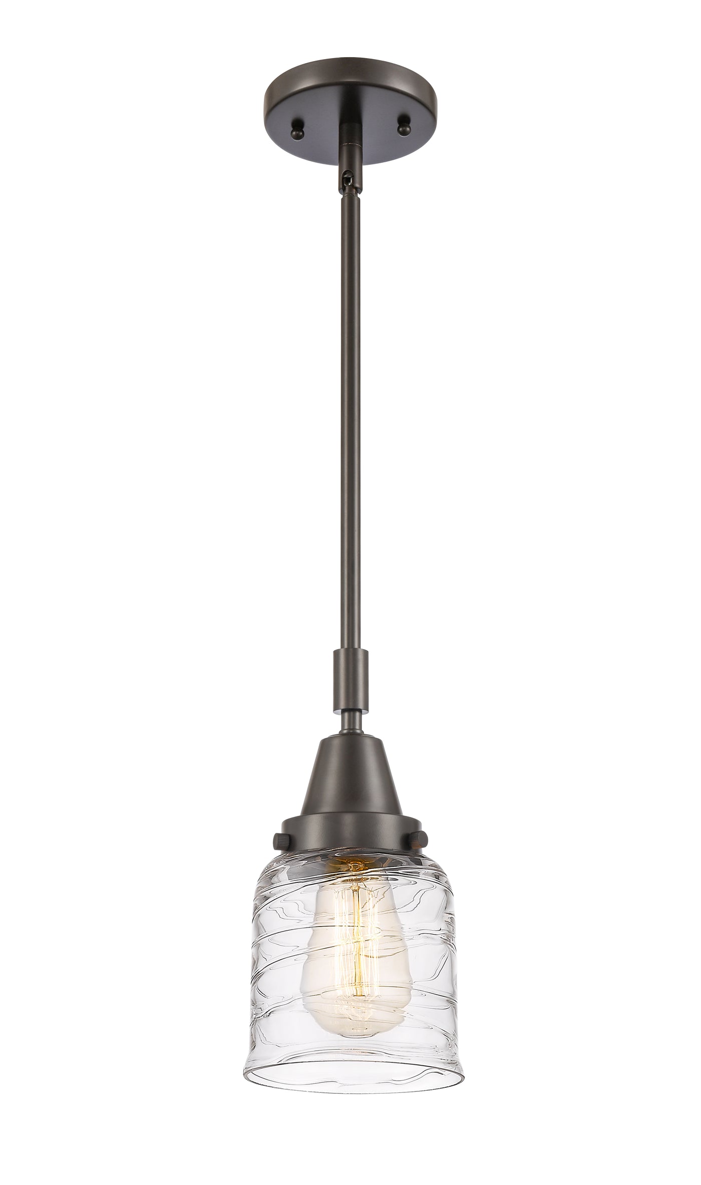 Caden Mini Pendant Brass Glass Dimmable