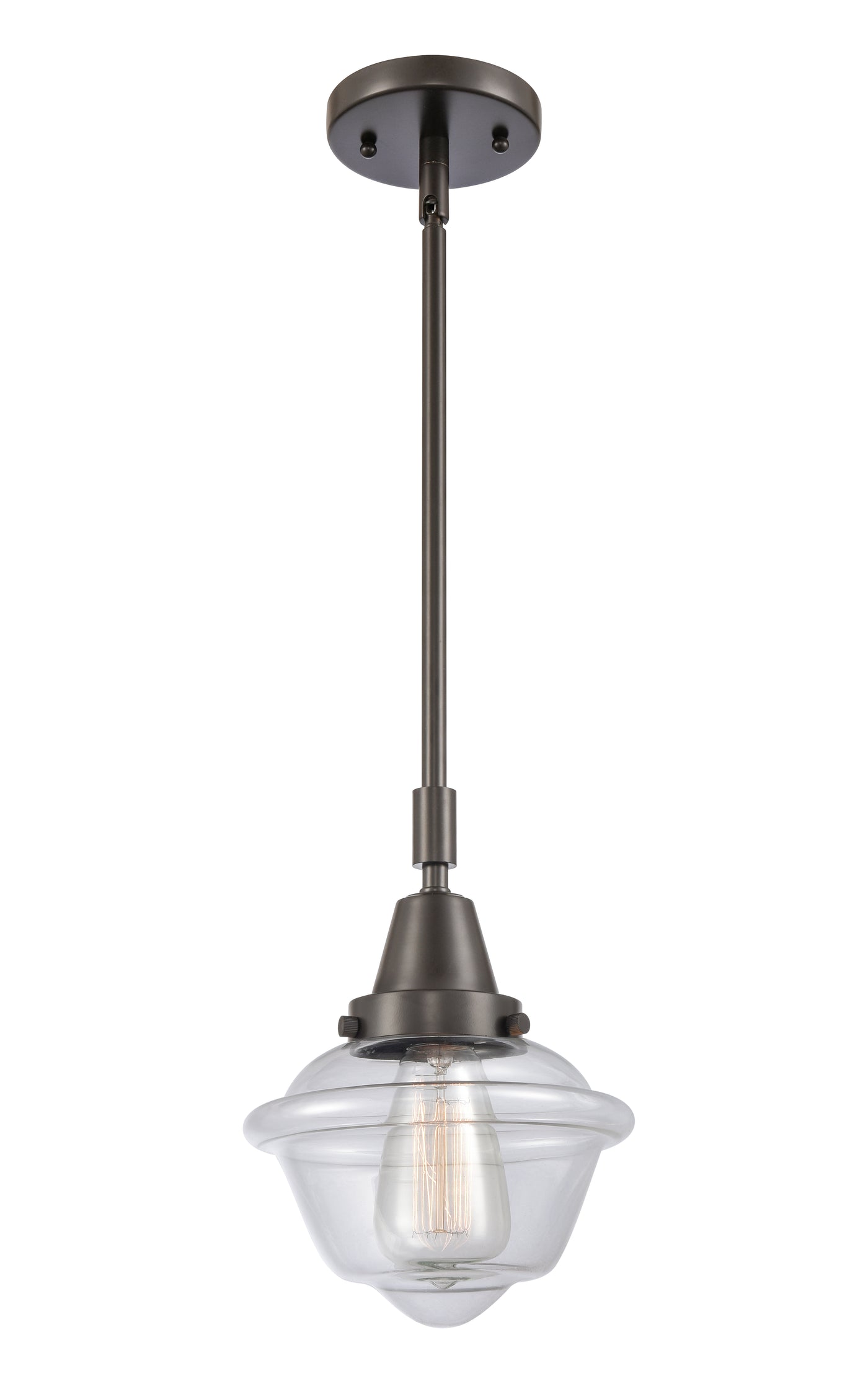 Caden Mini Pendant Antique Brass Glass