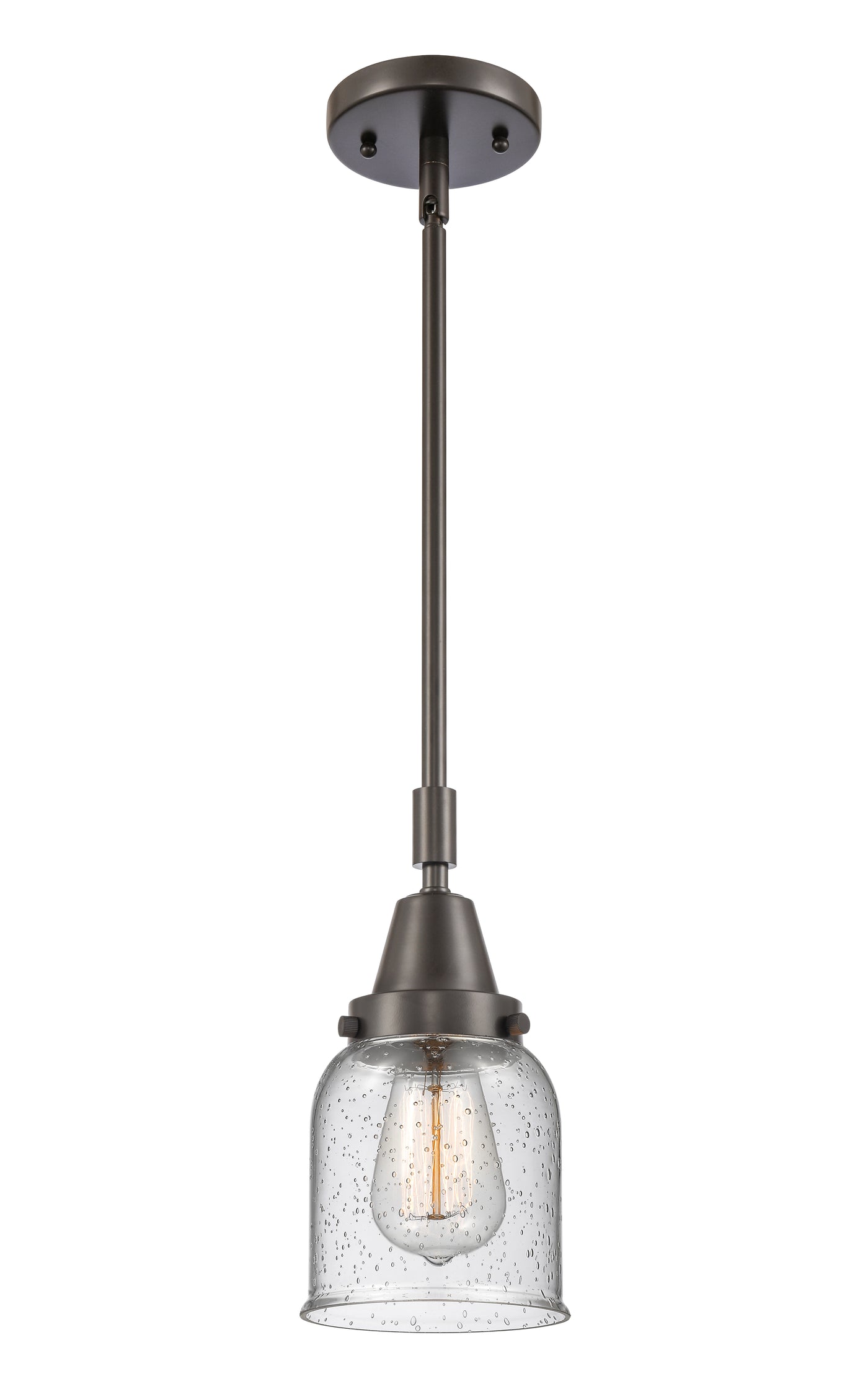 Caden Mini Pendant Antique Brass Glass