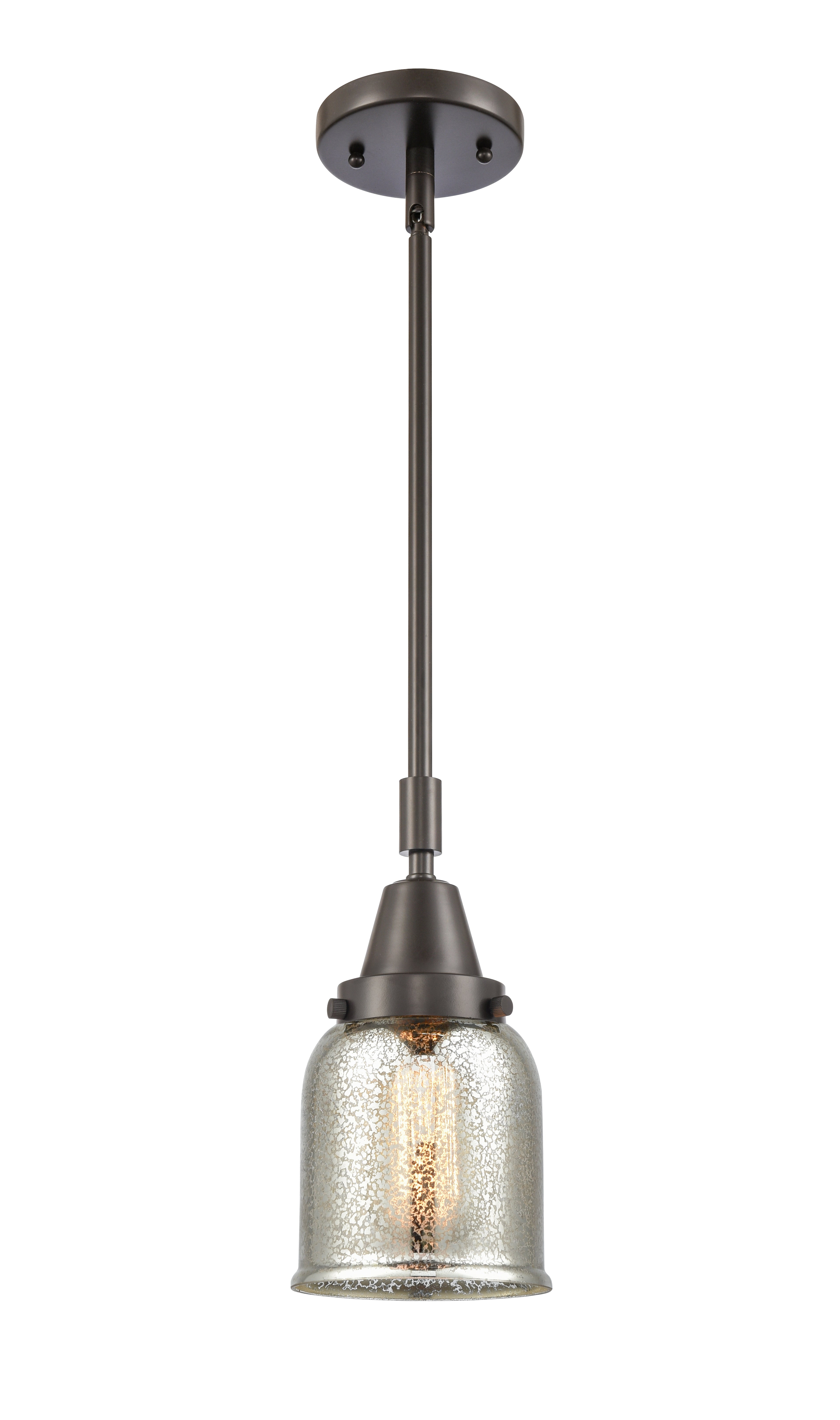 Caden Mini Pendant Antique Brass Glass