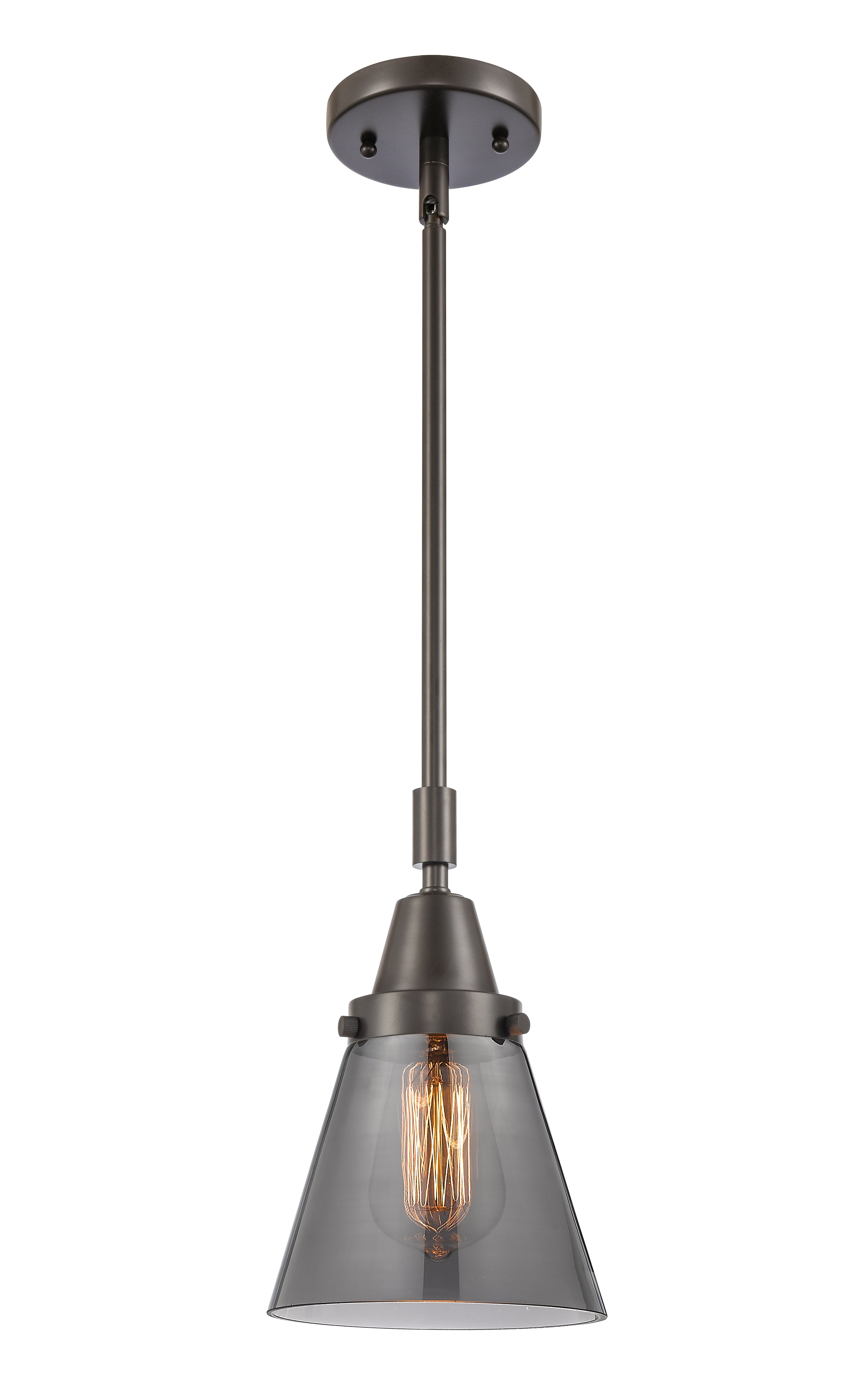 Caden Mini Pendant Antique Brass Glass
