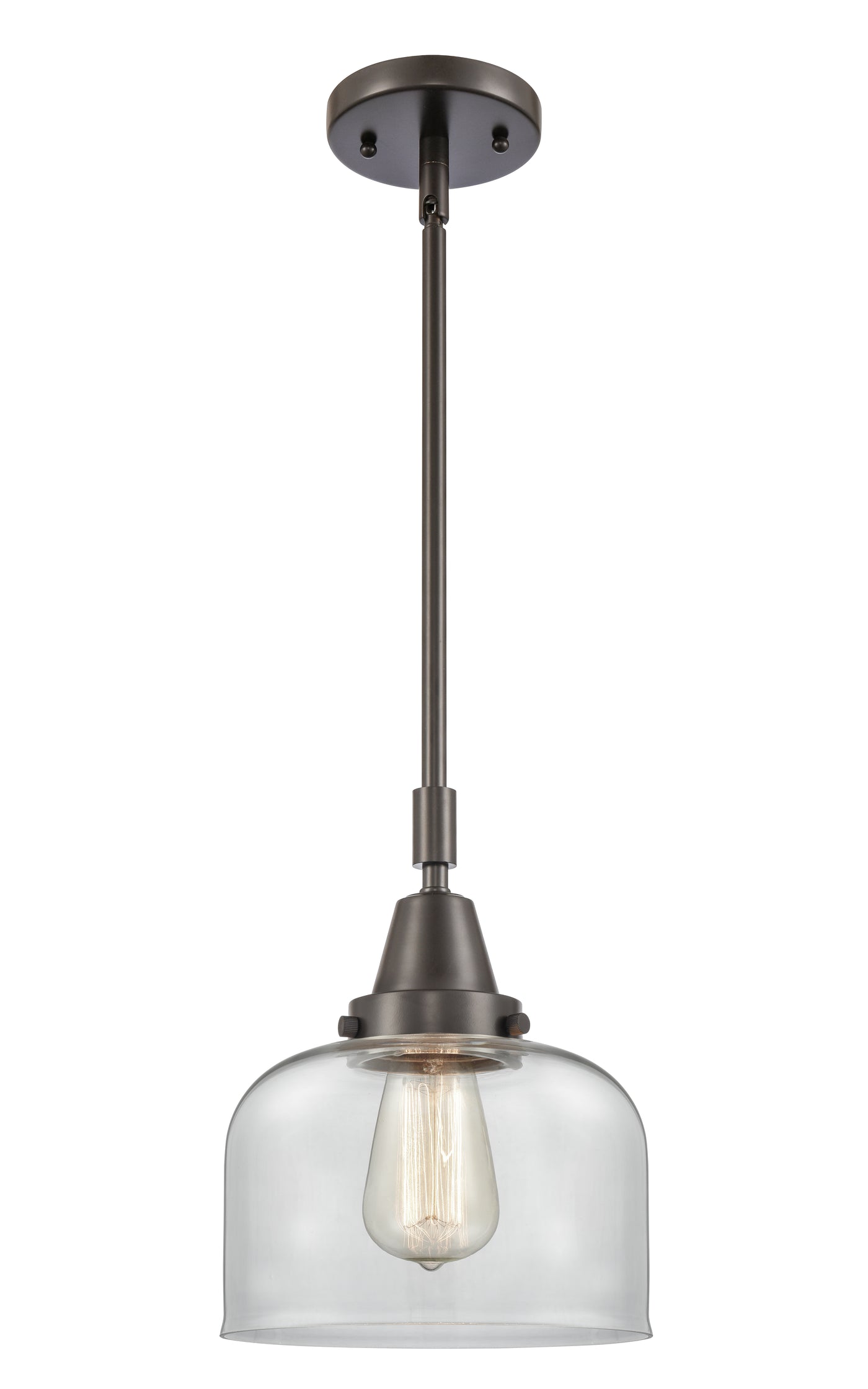 Caden Mini Pendant Antique Brass Glass Steel