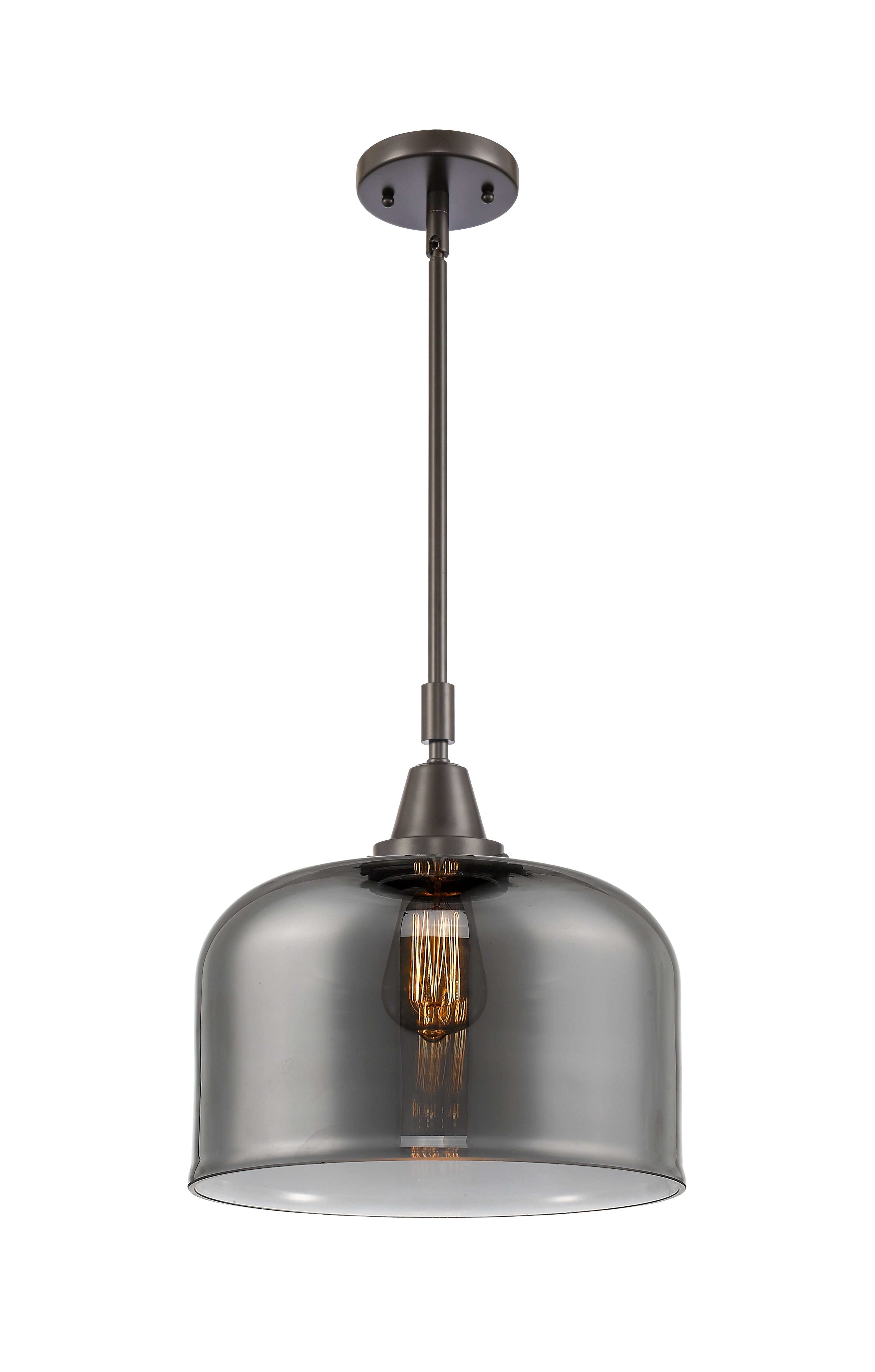 Caden Mini Pendant Antique Brass Glass