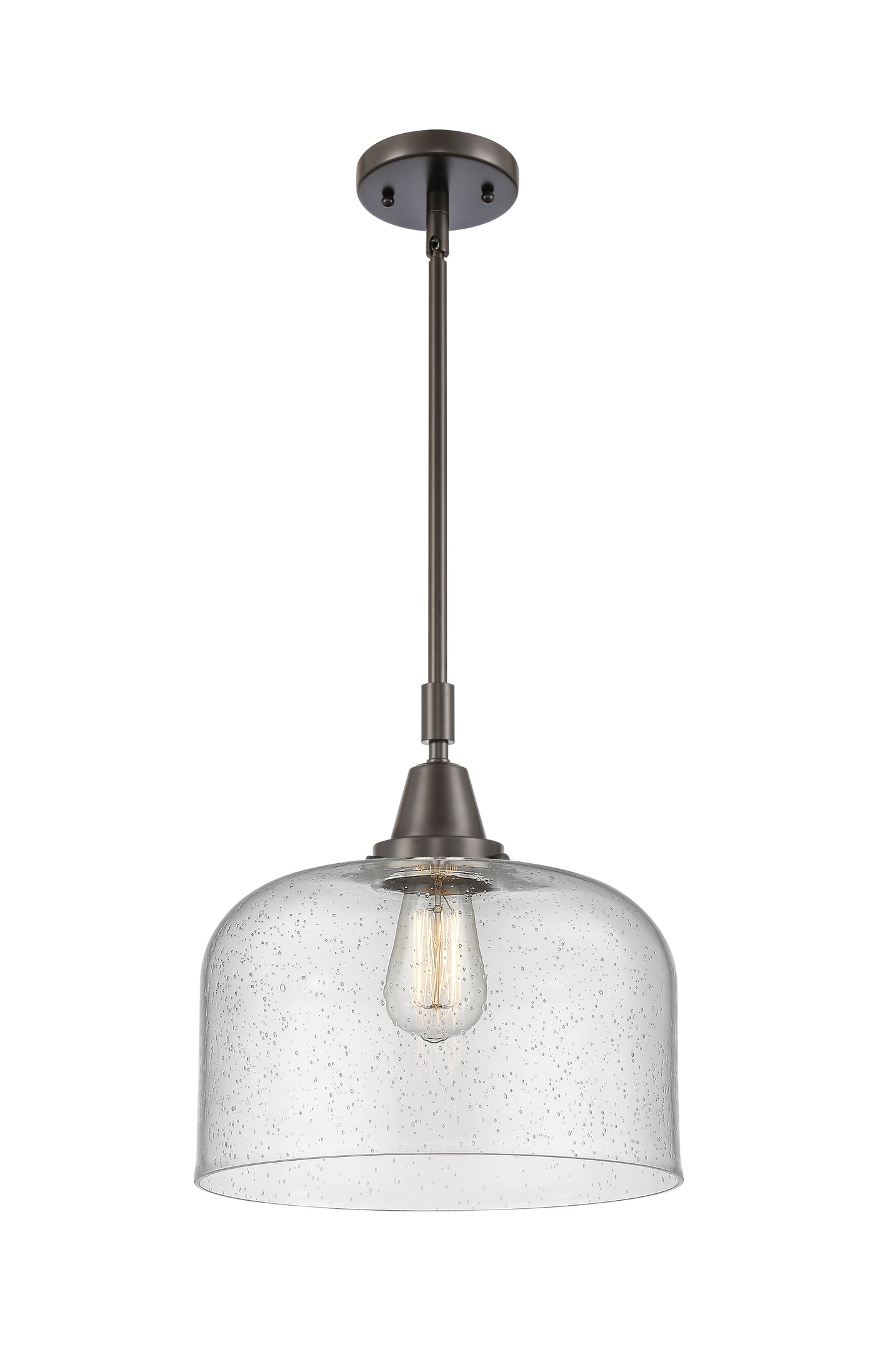 Caden Mini Pendant Antique Brass Glass