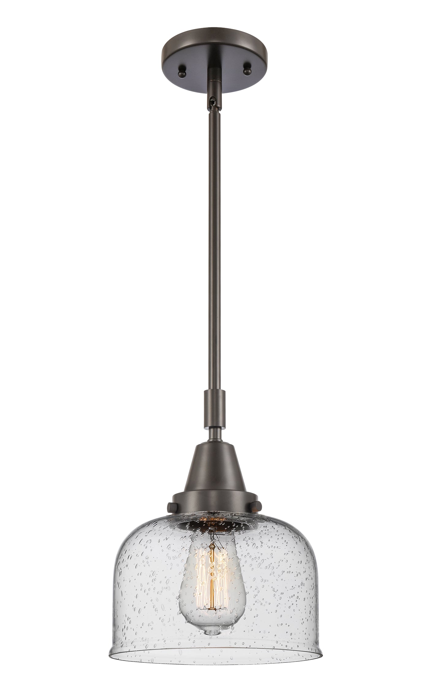 Caden Mini Pendant Antique Brass Glass