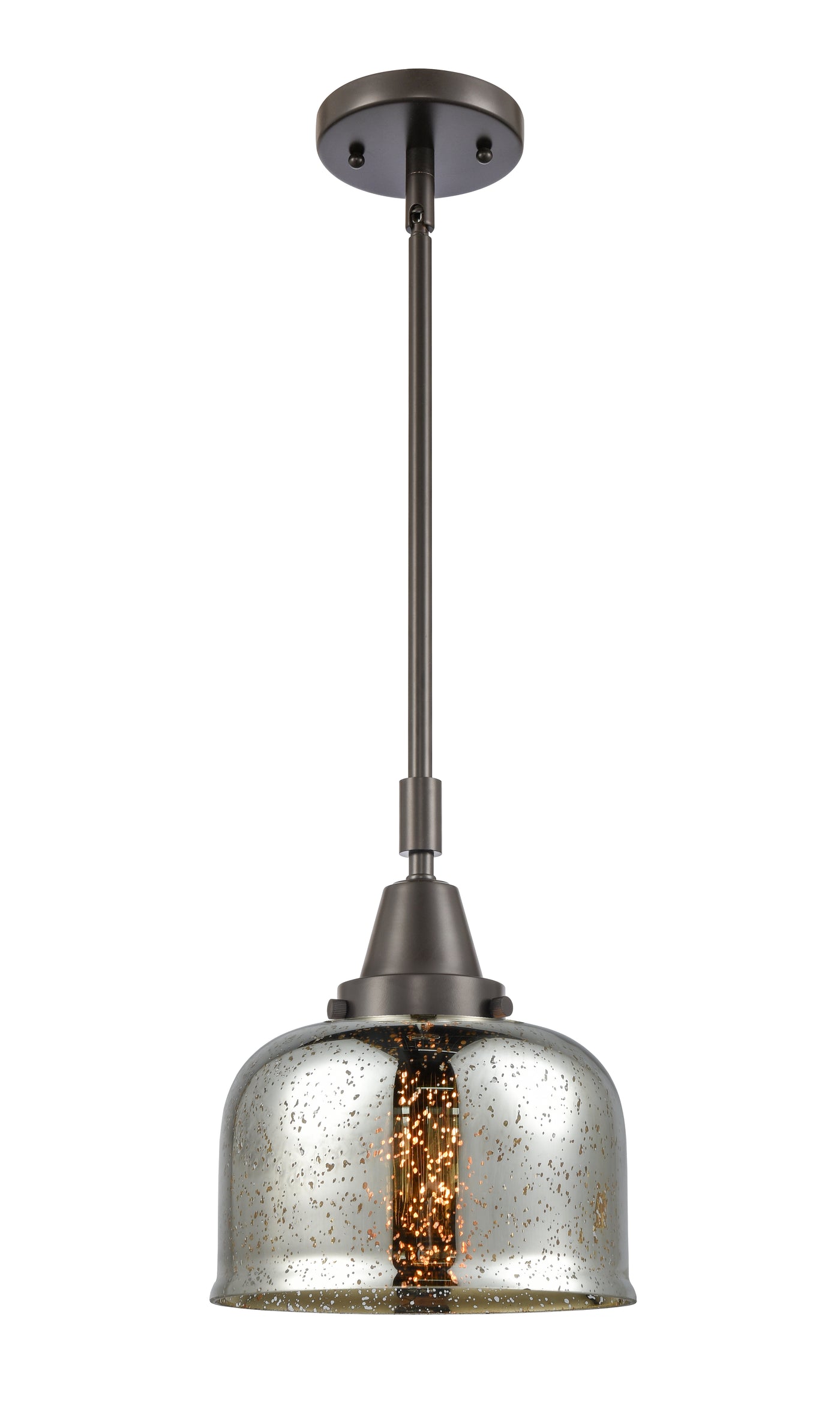 Caden Mini Pendant Antique Brass Glass Steel