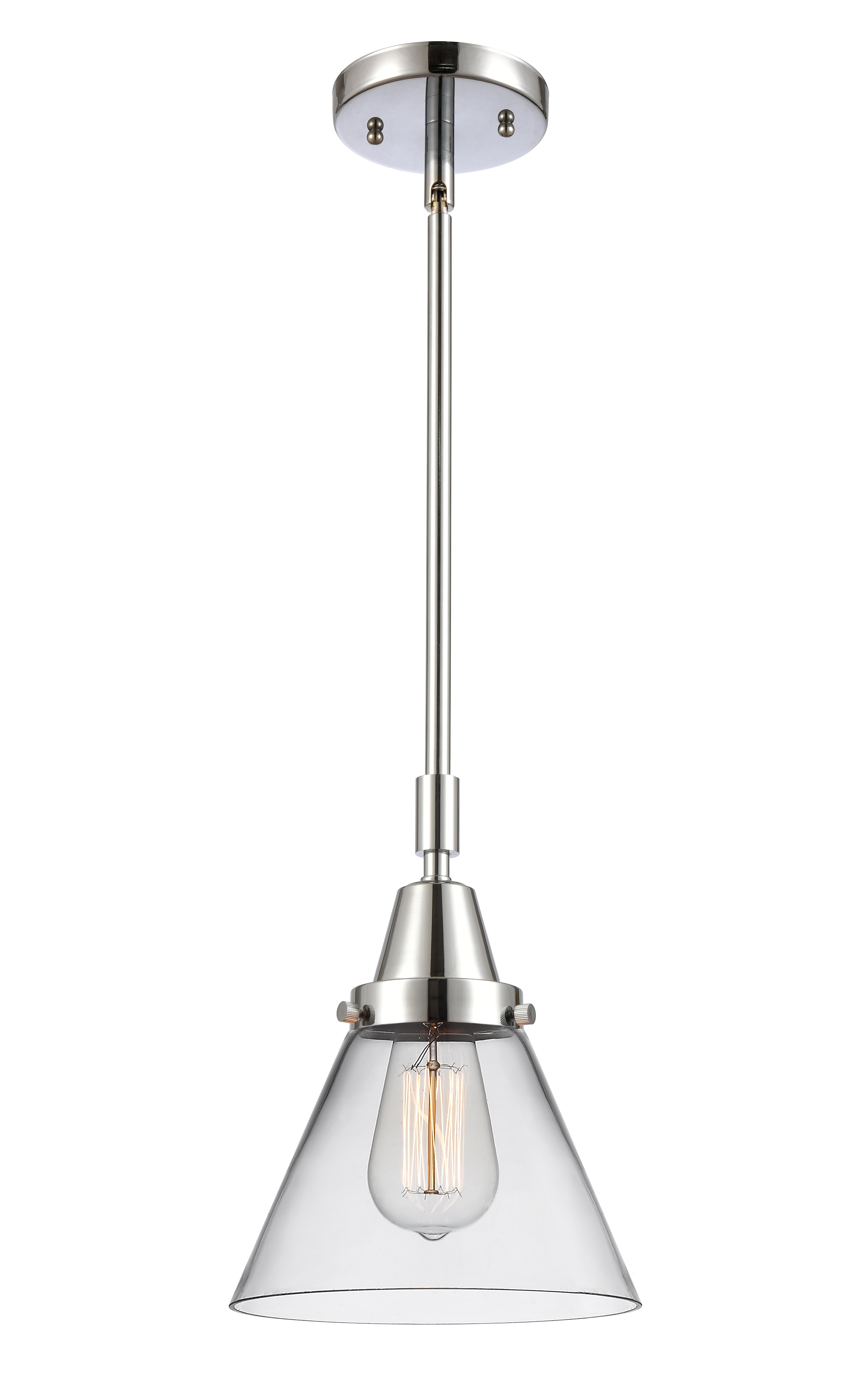 Caden Mini Pendant Antique Brass Glass