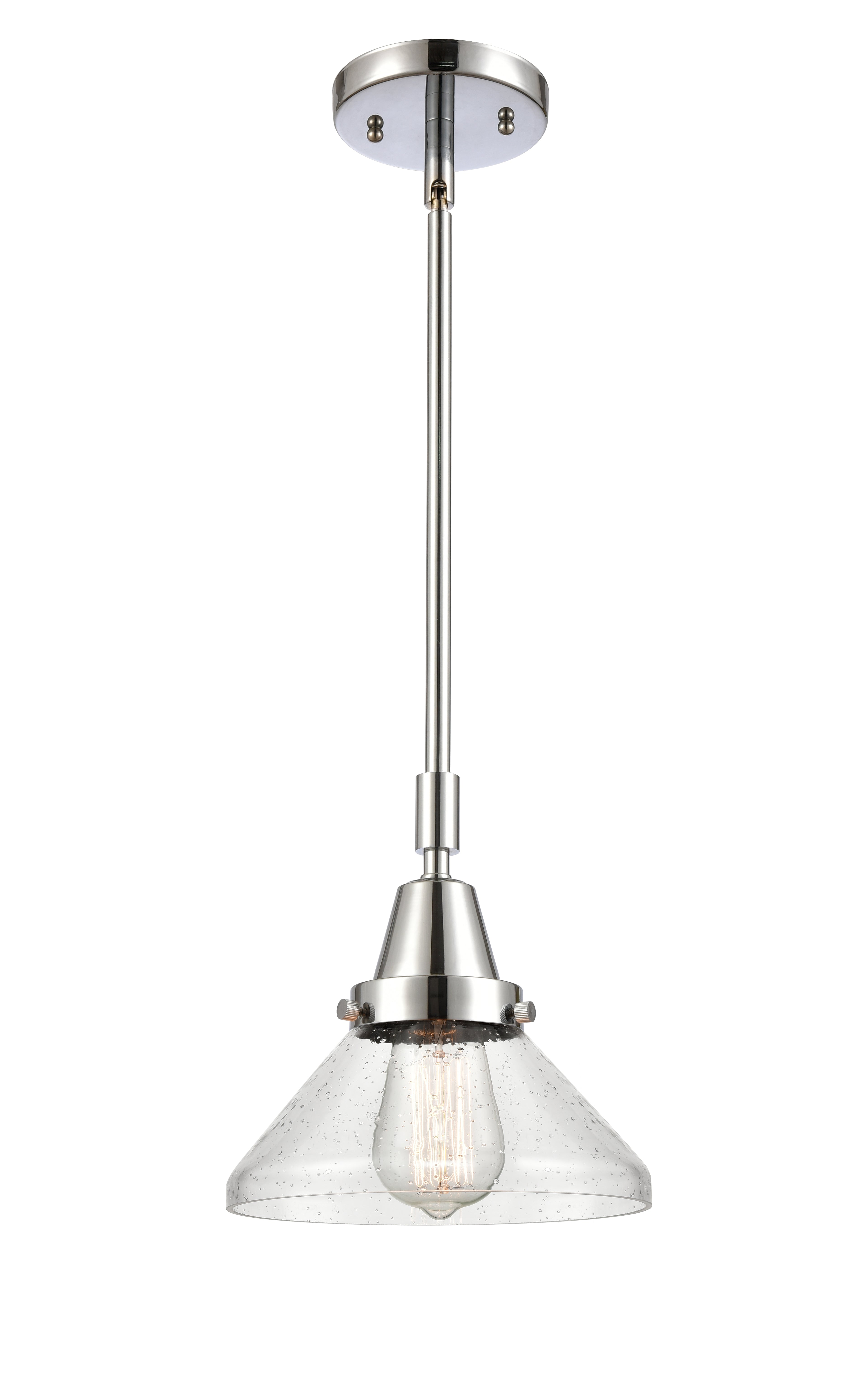 Caden Mini Pendant Antique Brass Steel 8 Inch