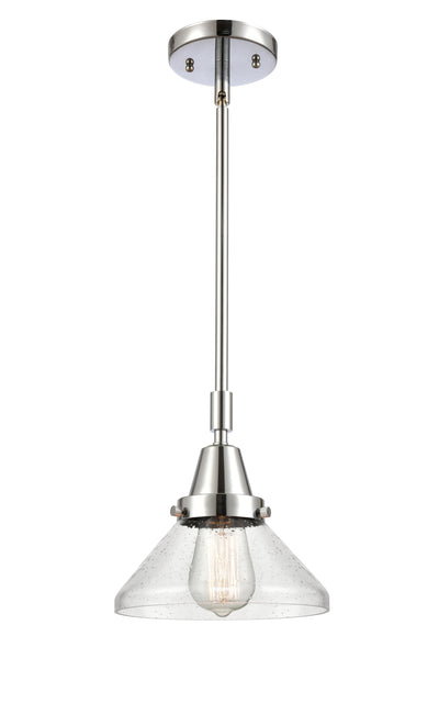 Caden Mini Pendant Antique Brass Steel 8 Inch