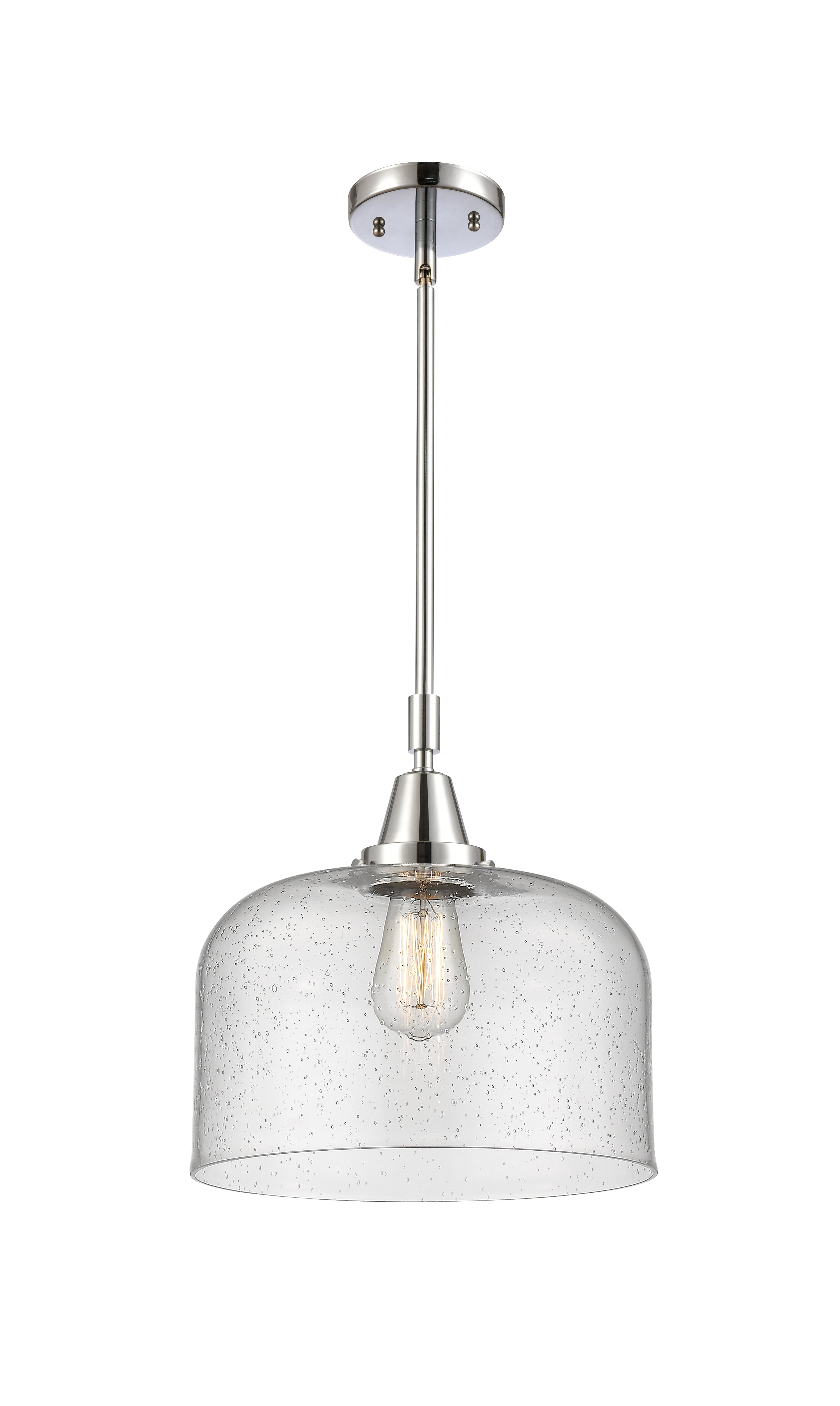 Caden Mini Pendant Antique Brass Glass