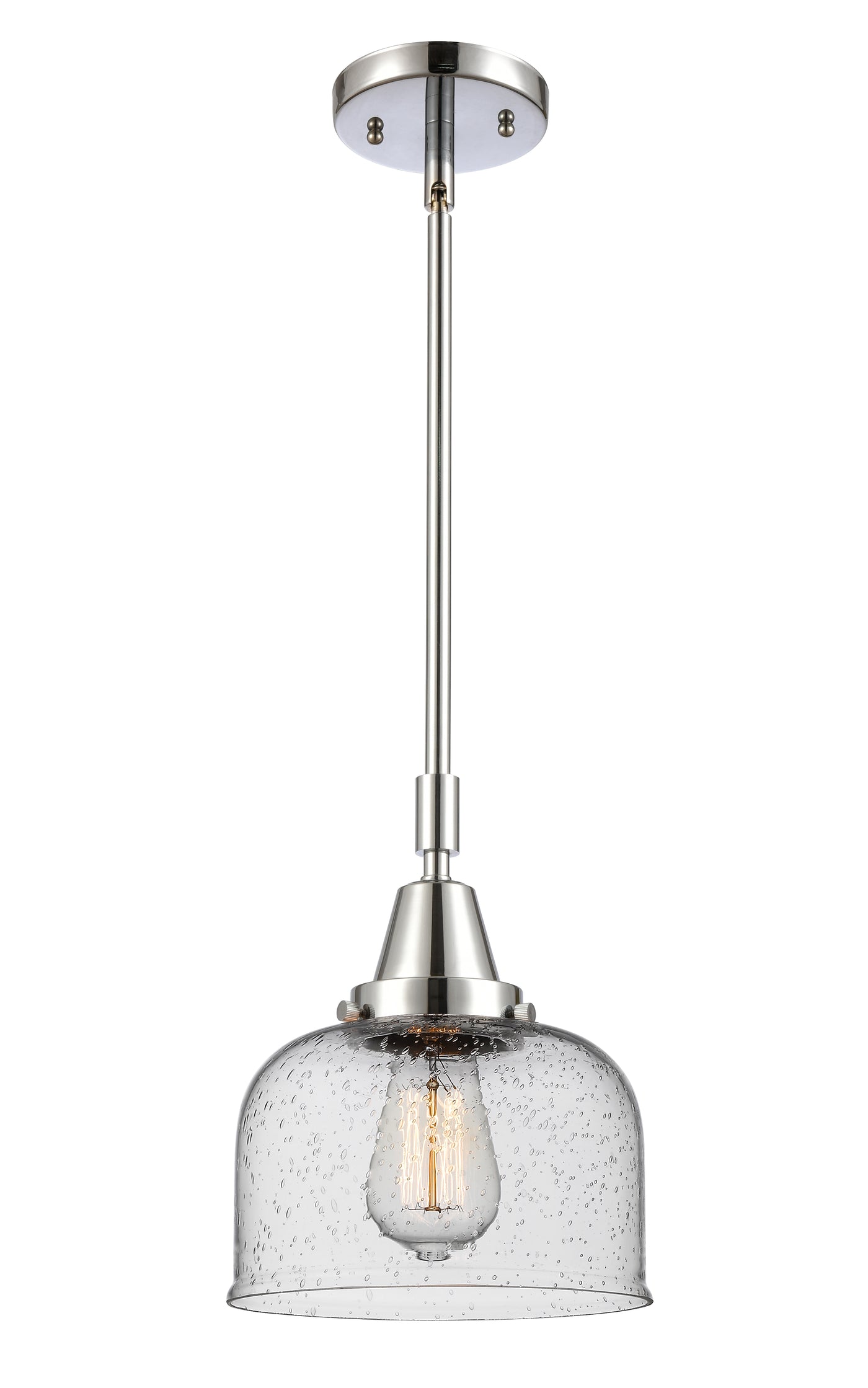 Caden Mini Pendant Antique Brass Glass Steel