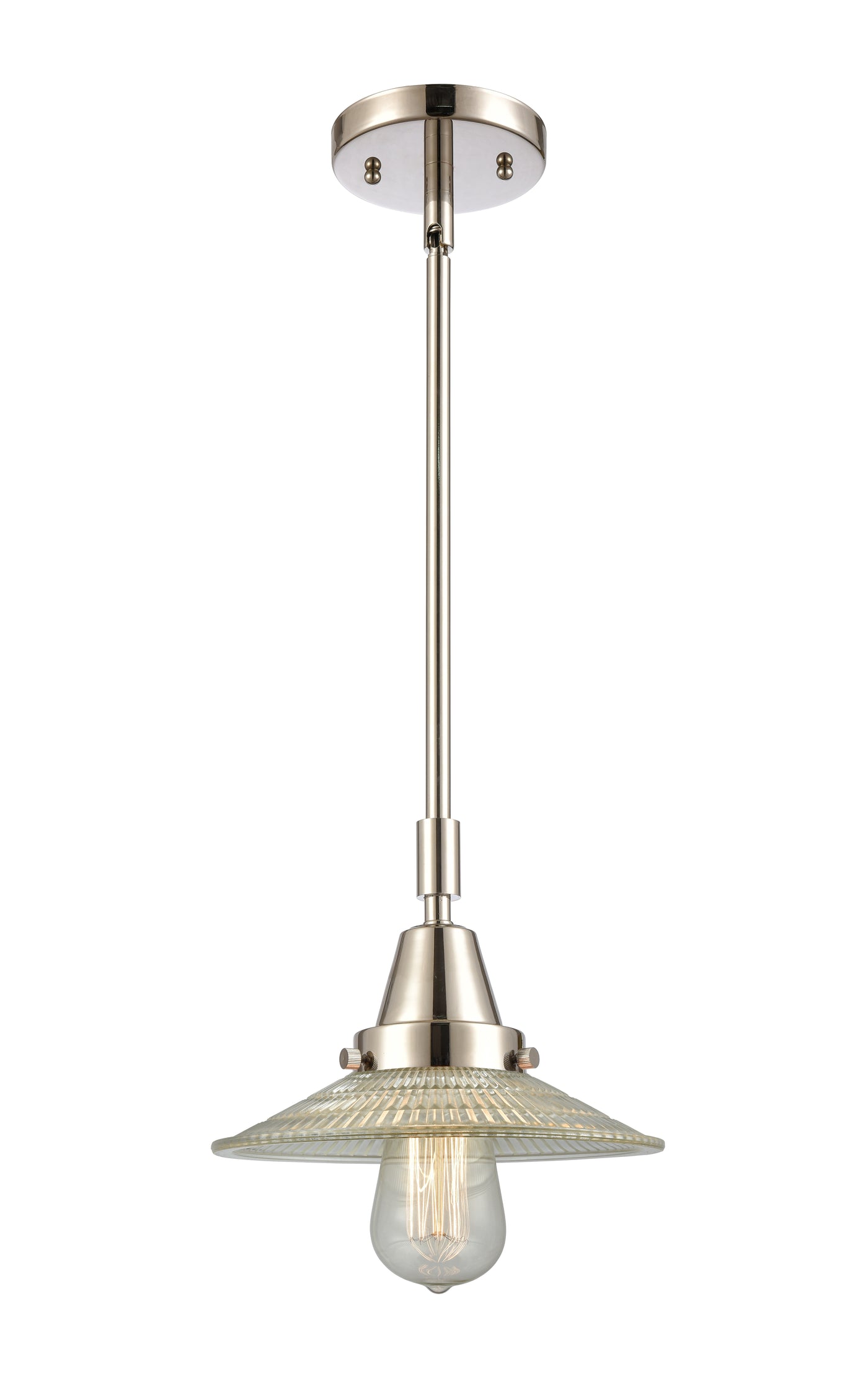 Caden Mini Pendant Antique Brass Glass