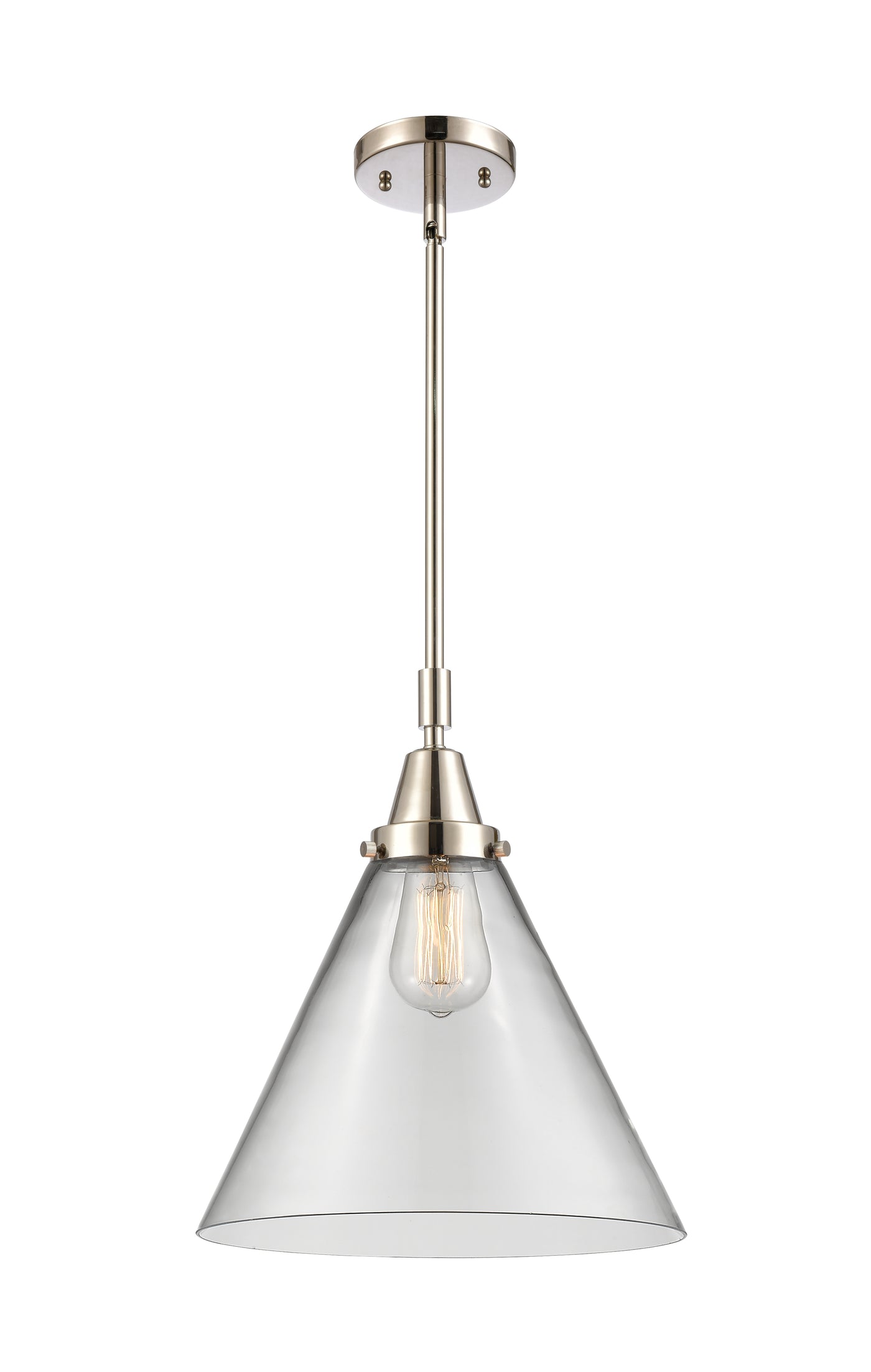 Caden Mini Pendant Antique Brass Glass
