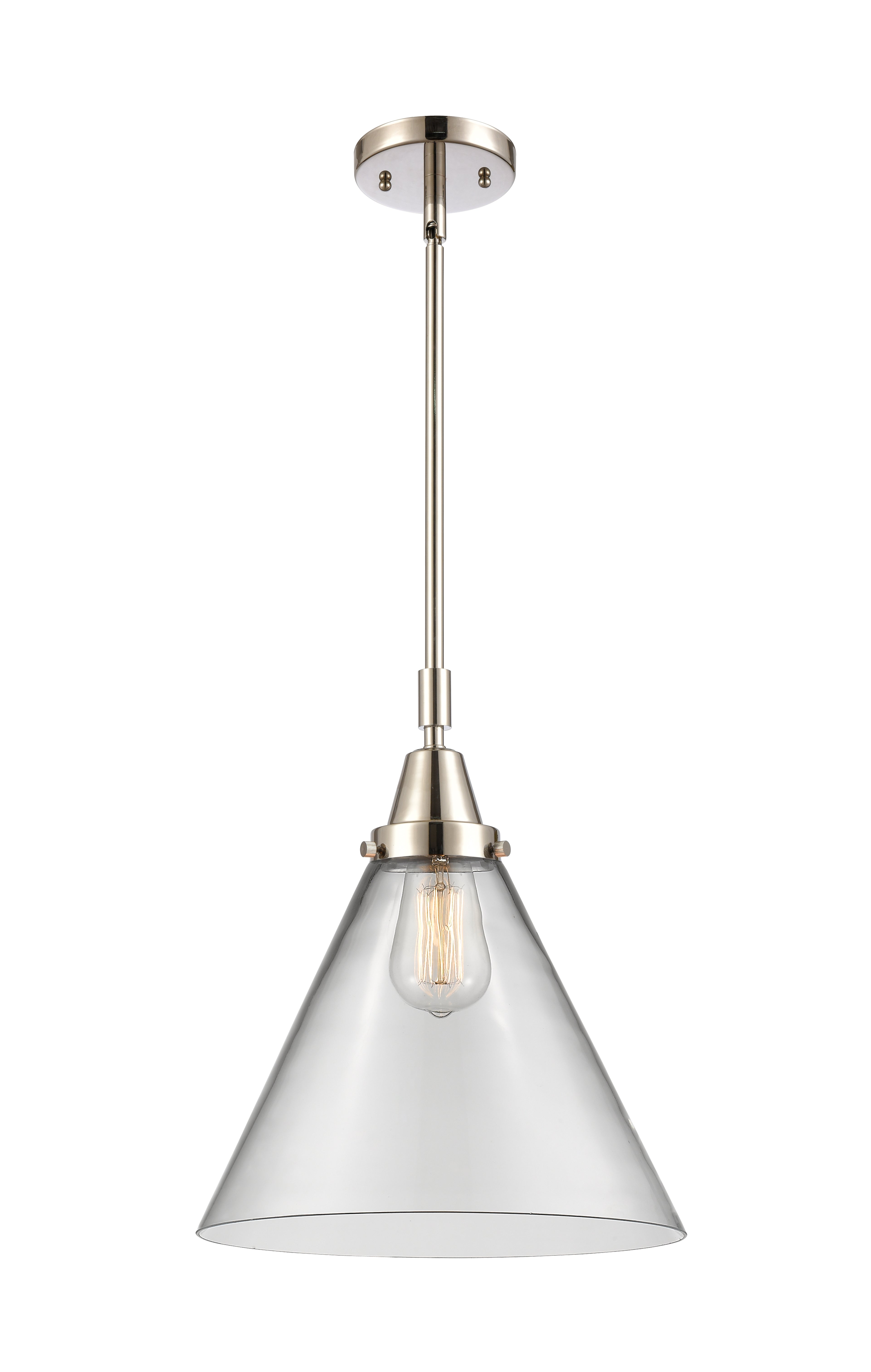 Caden Mini Pendant Antique Brass Glass