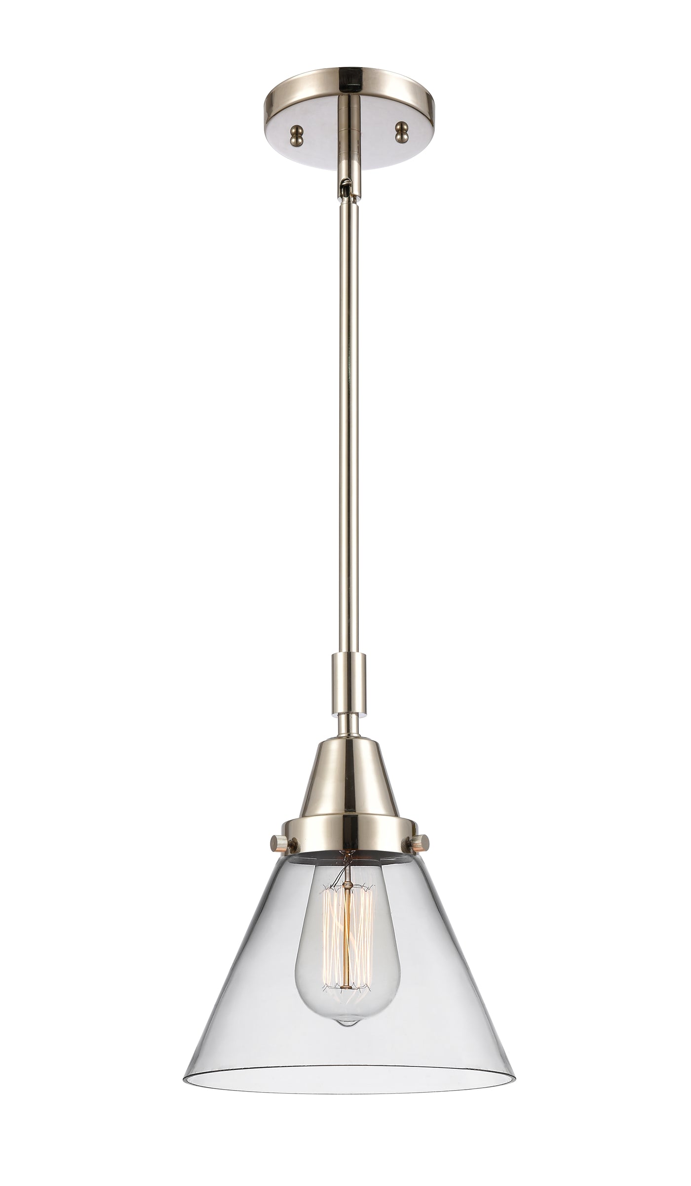 Caden Mini Pendant Antique Brass Glass