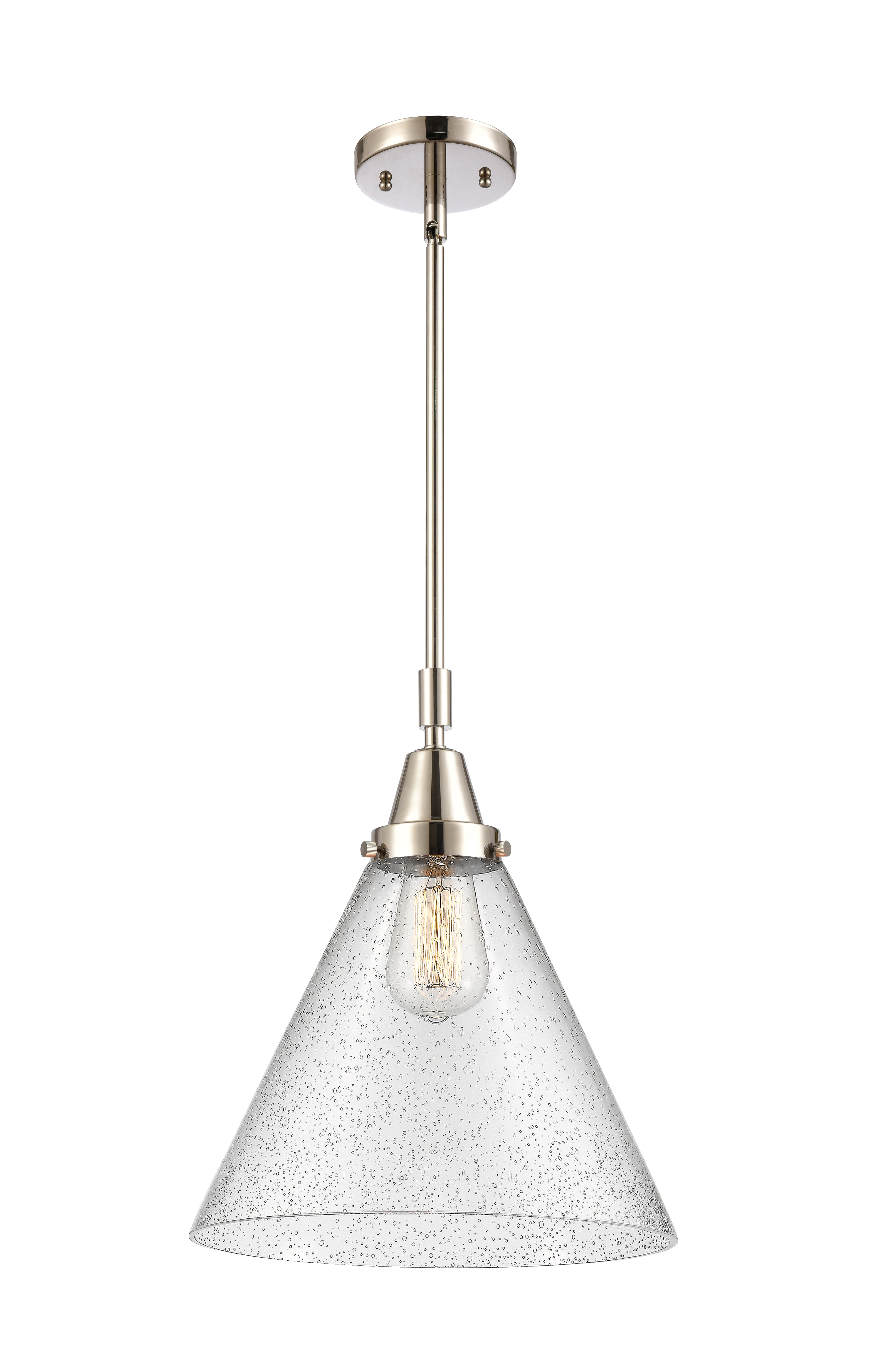 Caden Mini Pendant Antique Brass Glass
