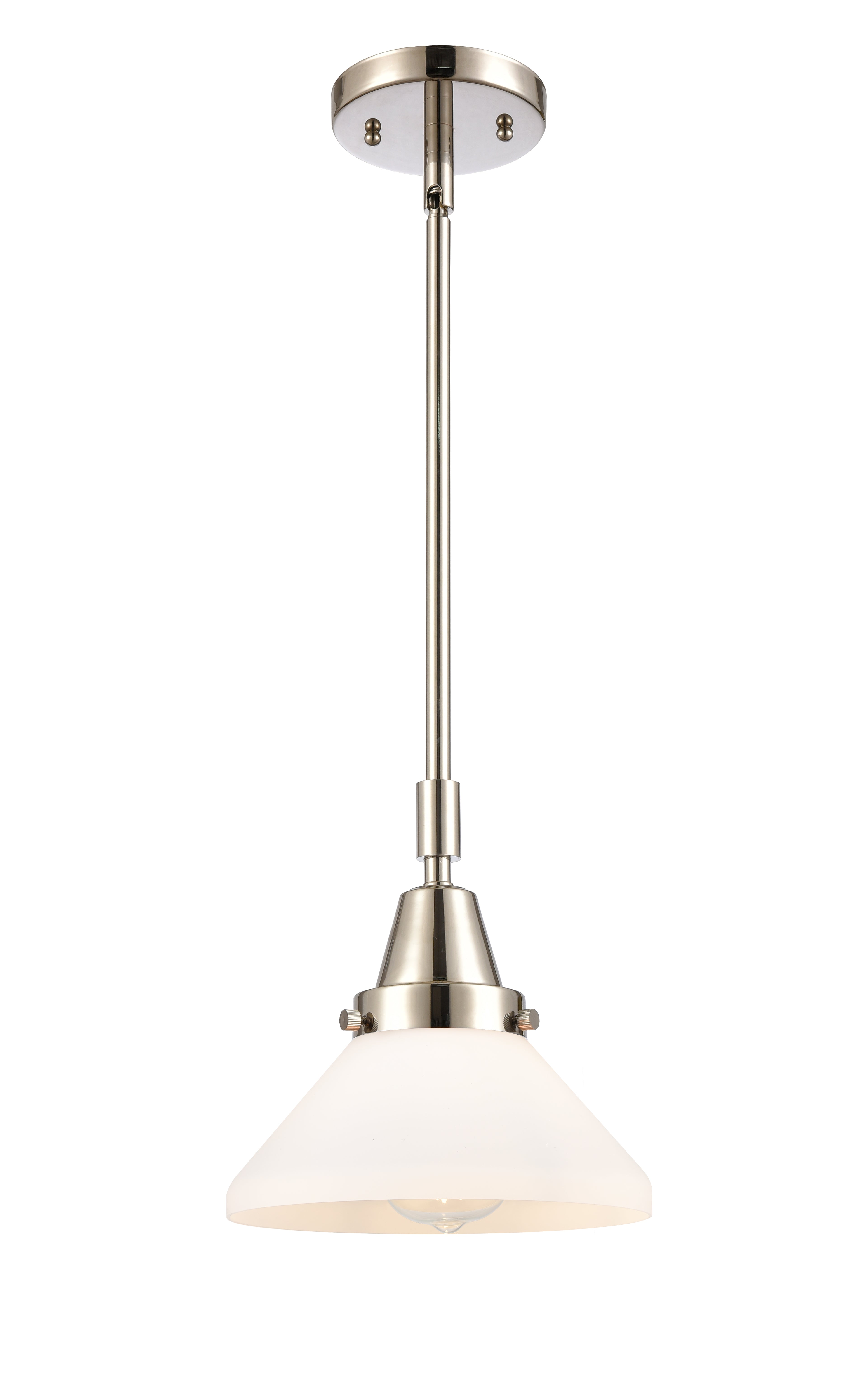 Caden Mini Pendant Antique Brass Steel 8 Inch