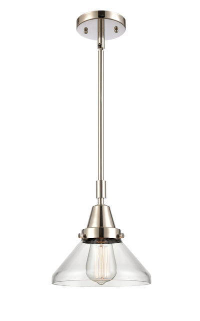 Caden Mini Pendant Antique Brass Steel 8 Inch