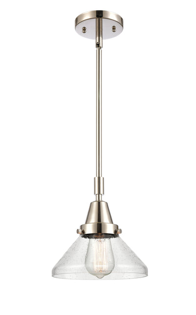 Caden Mini Pendant Antique Brass Steel 8 Inch