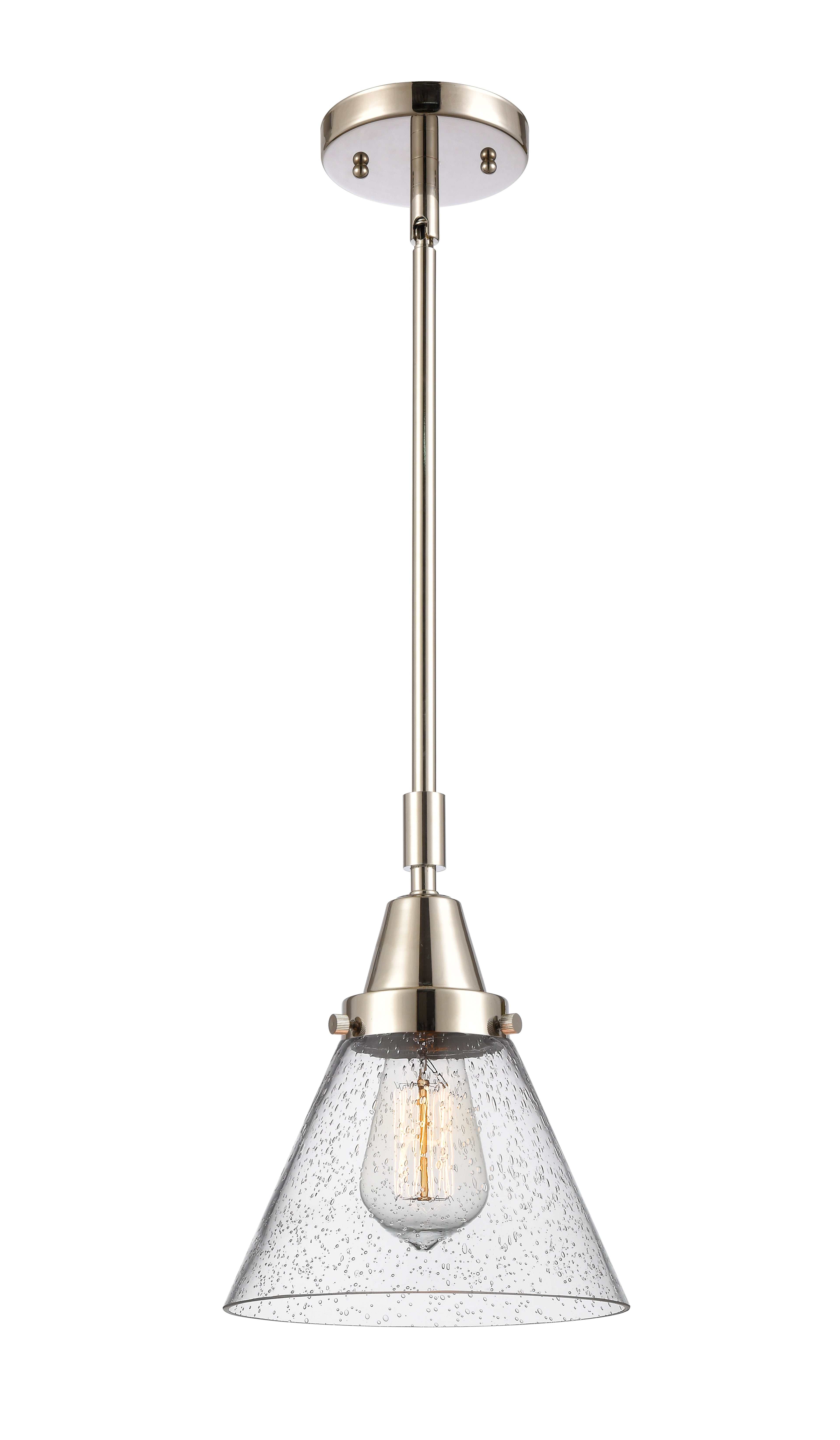 Caden Mini Pendant Antique Brass Glass