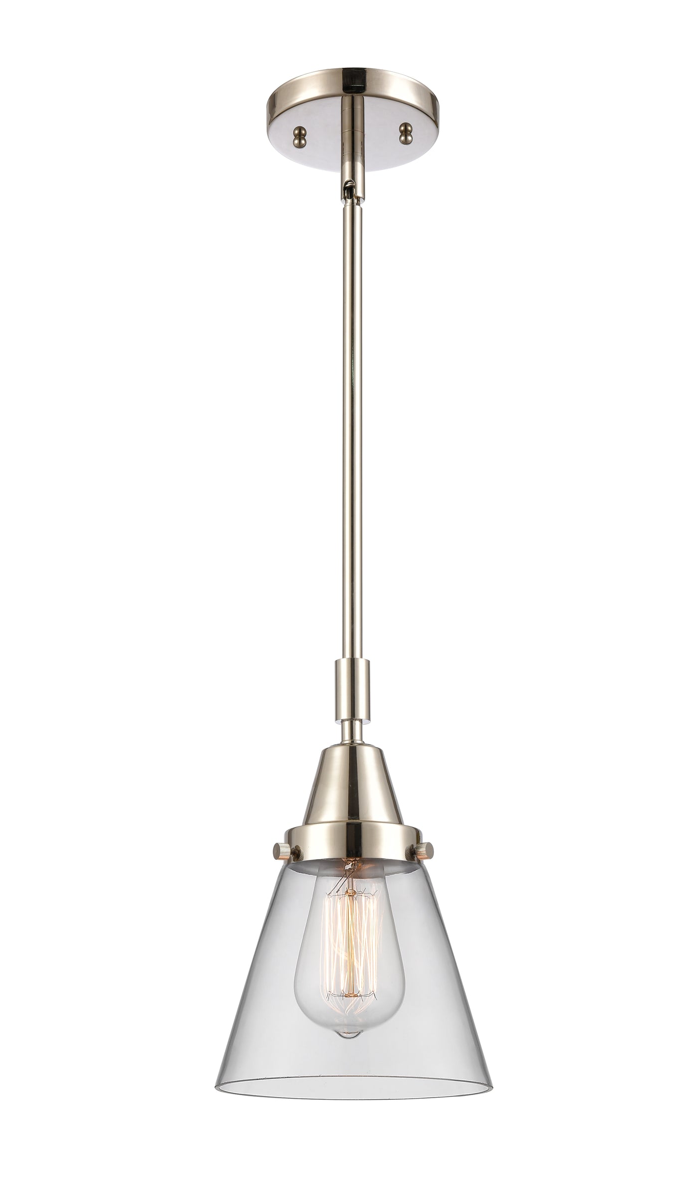 Caden Mini Pendant Antique Brass Glass