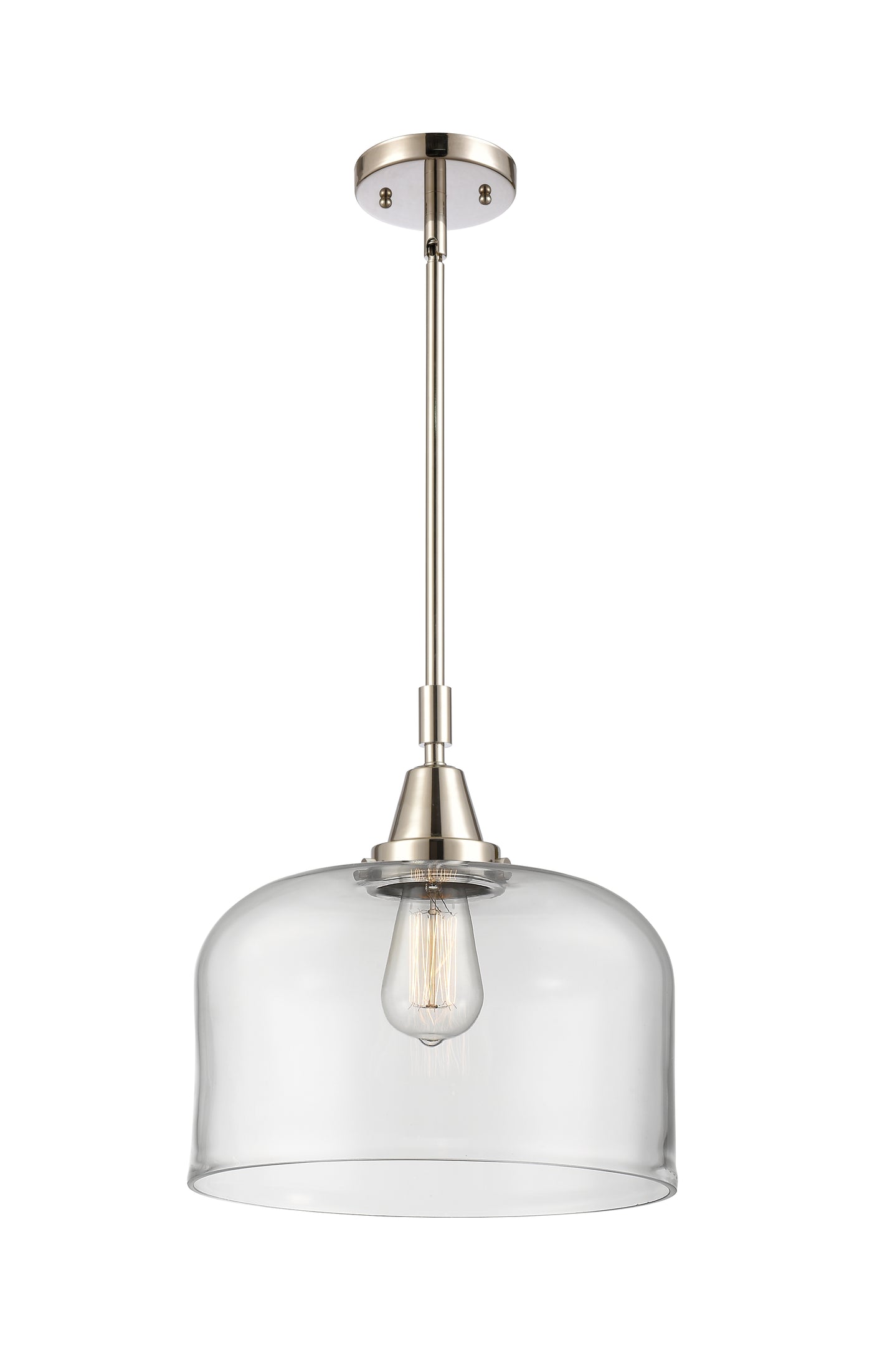 Caden Mini Pendant Antique Brass Glass