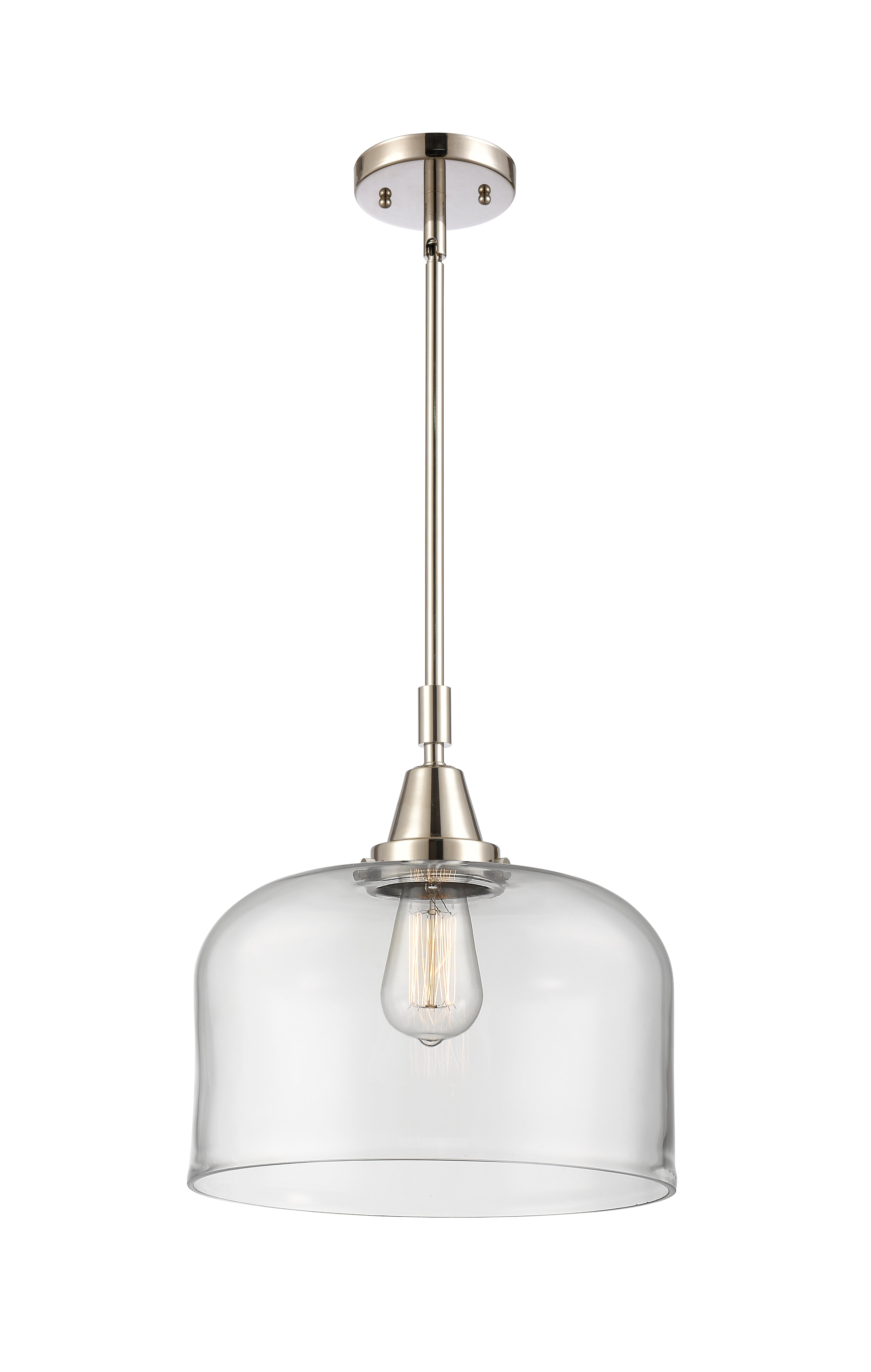 Caden Mini Pendant Antique Brass Glass