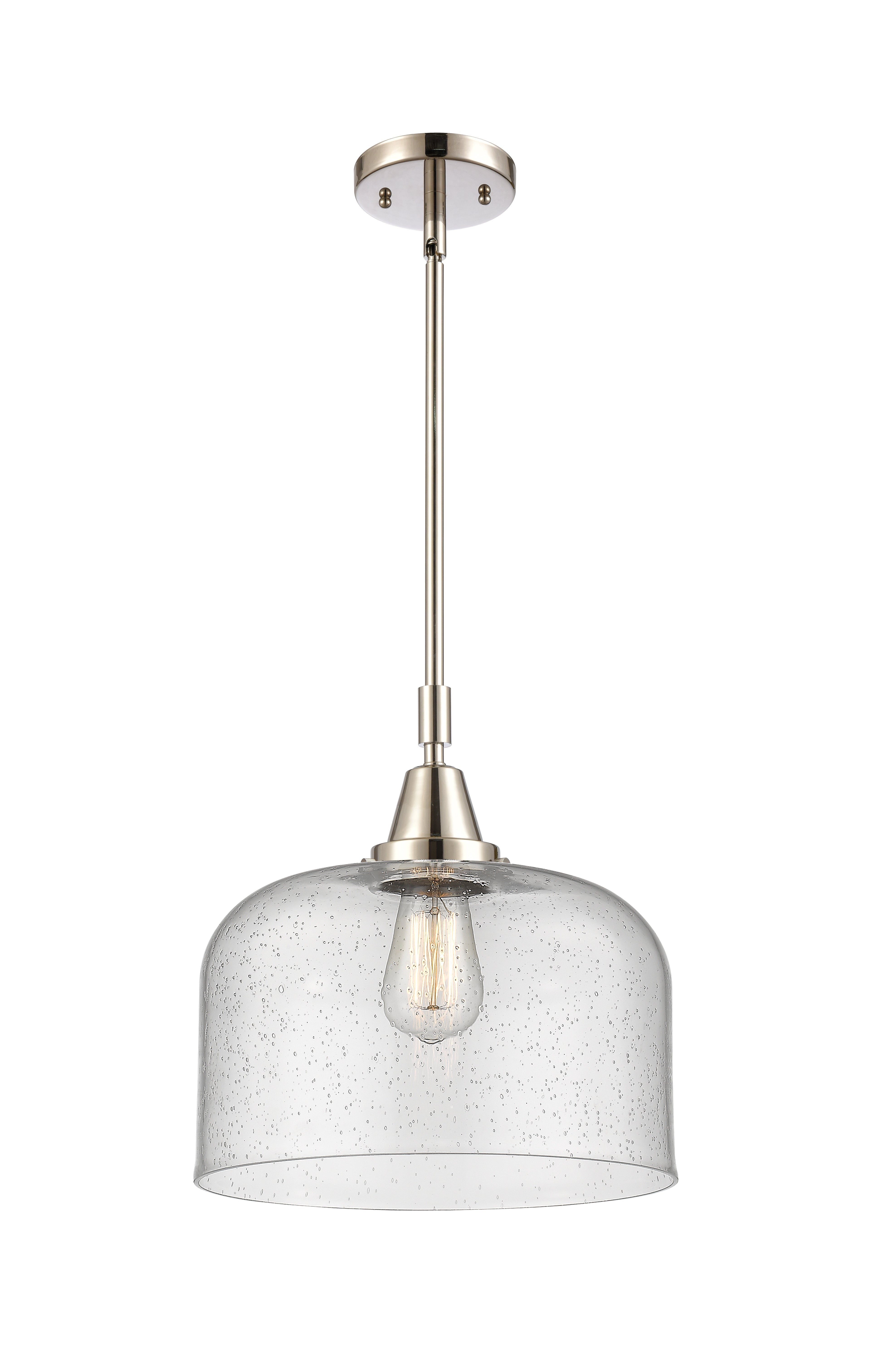Caden Mini Pendant Antique Brass Glass