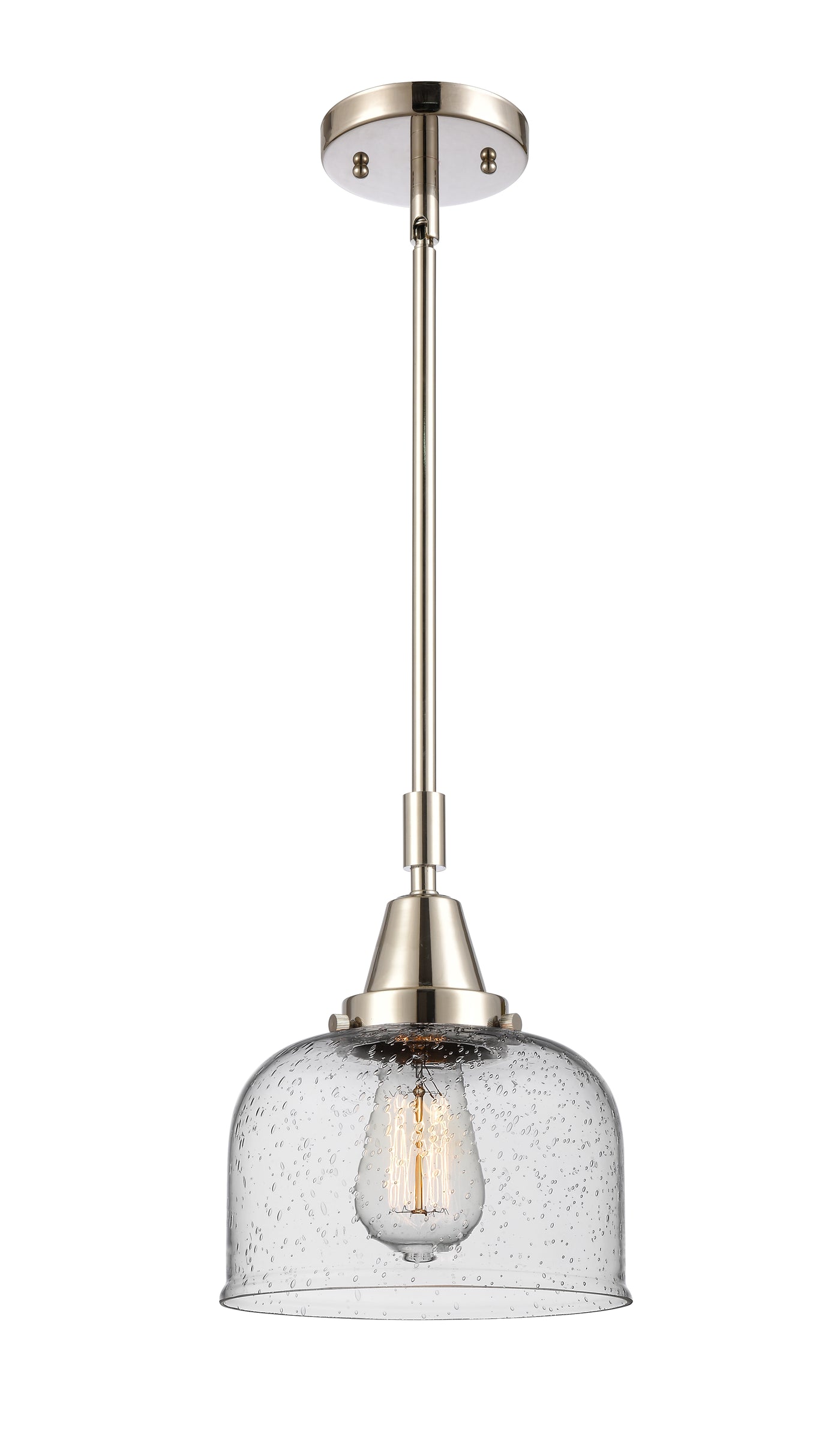Caden Mini Pendant Antique Brass Glass Steel