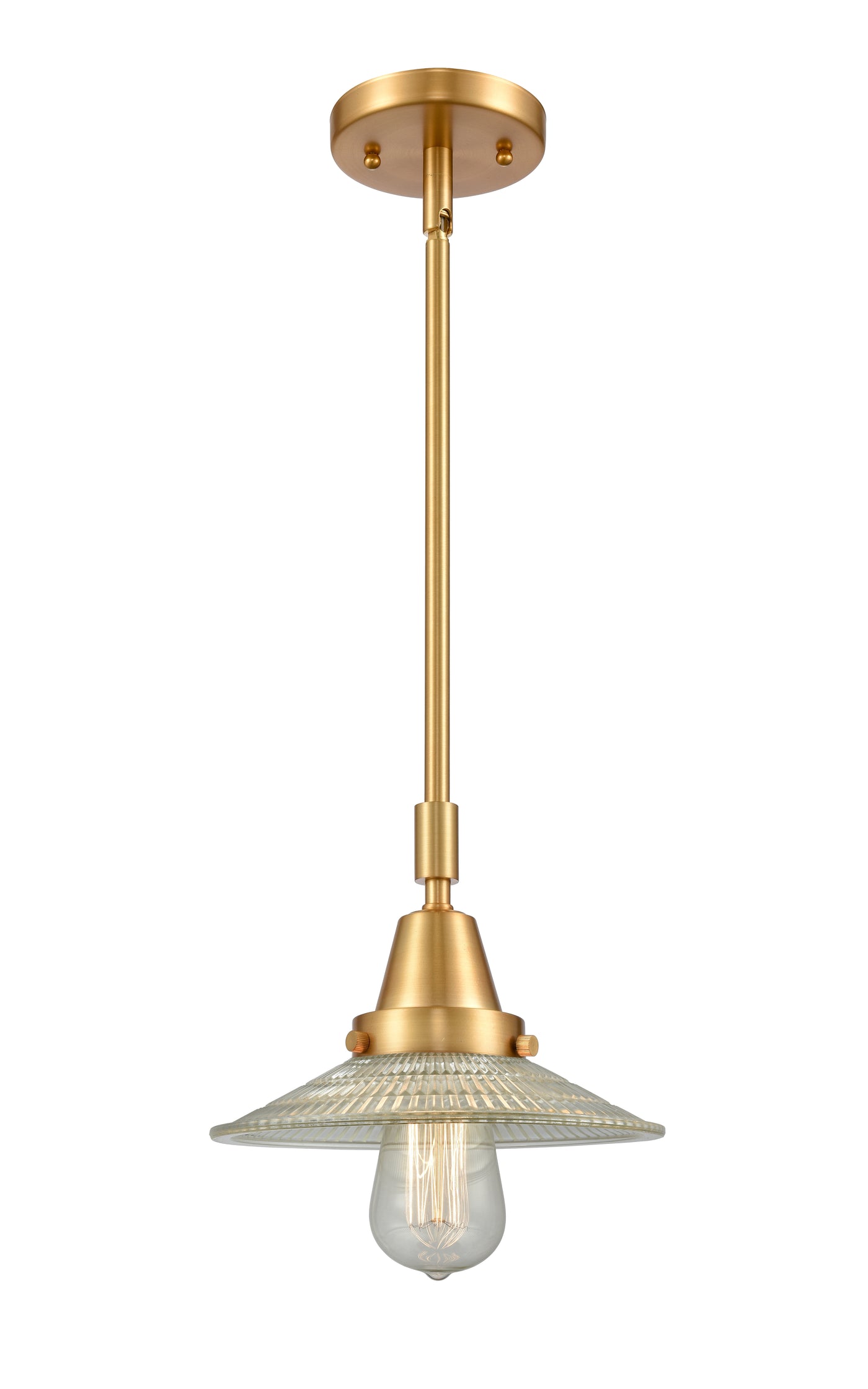 Caden Mini Pendant Antique Brass Glass