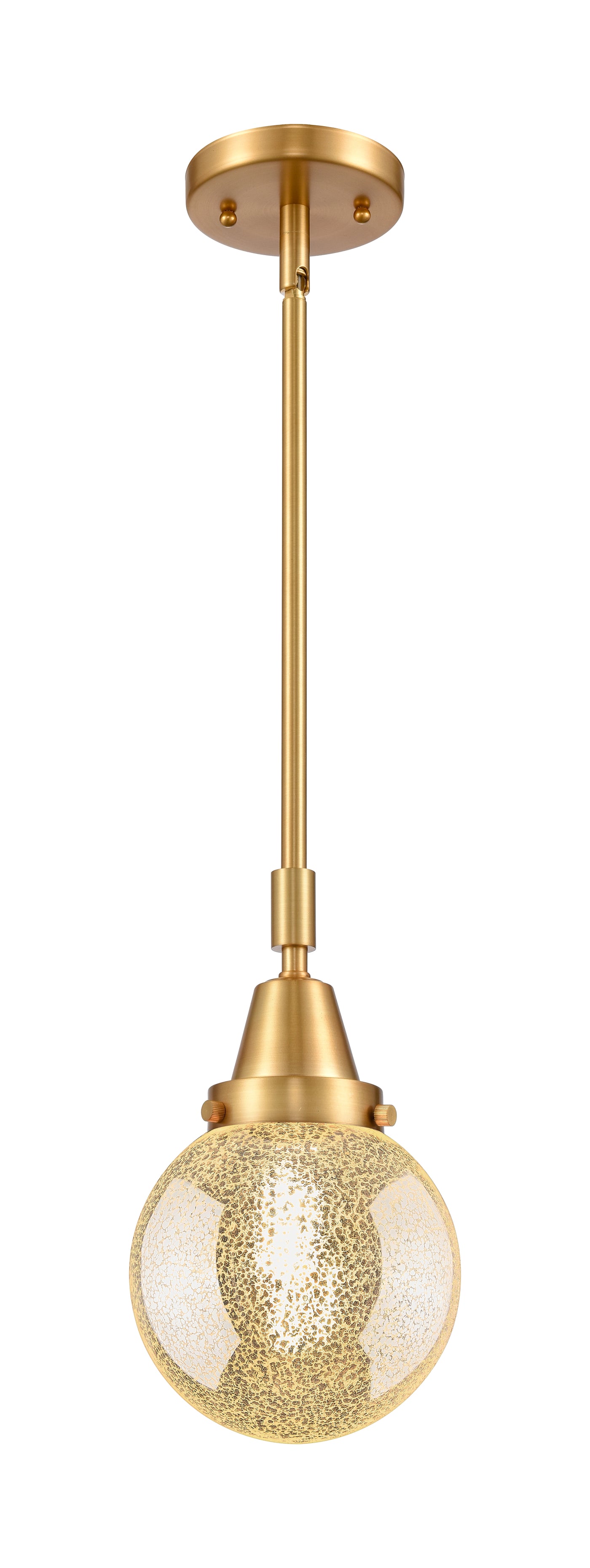 Caden Mini Pendant Antique Brass Glass