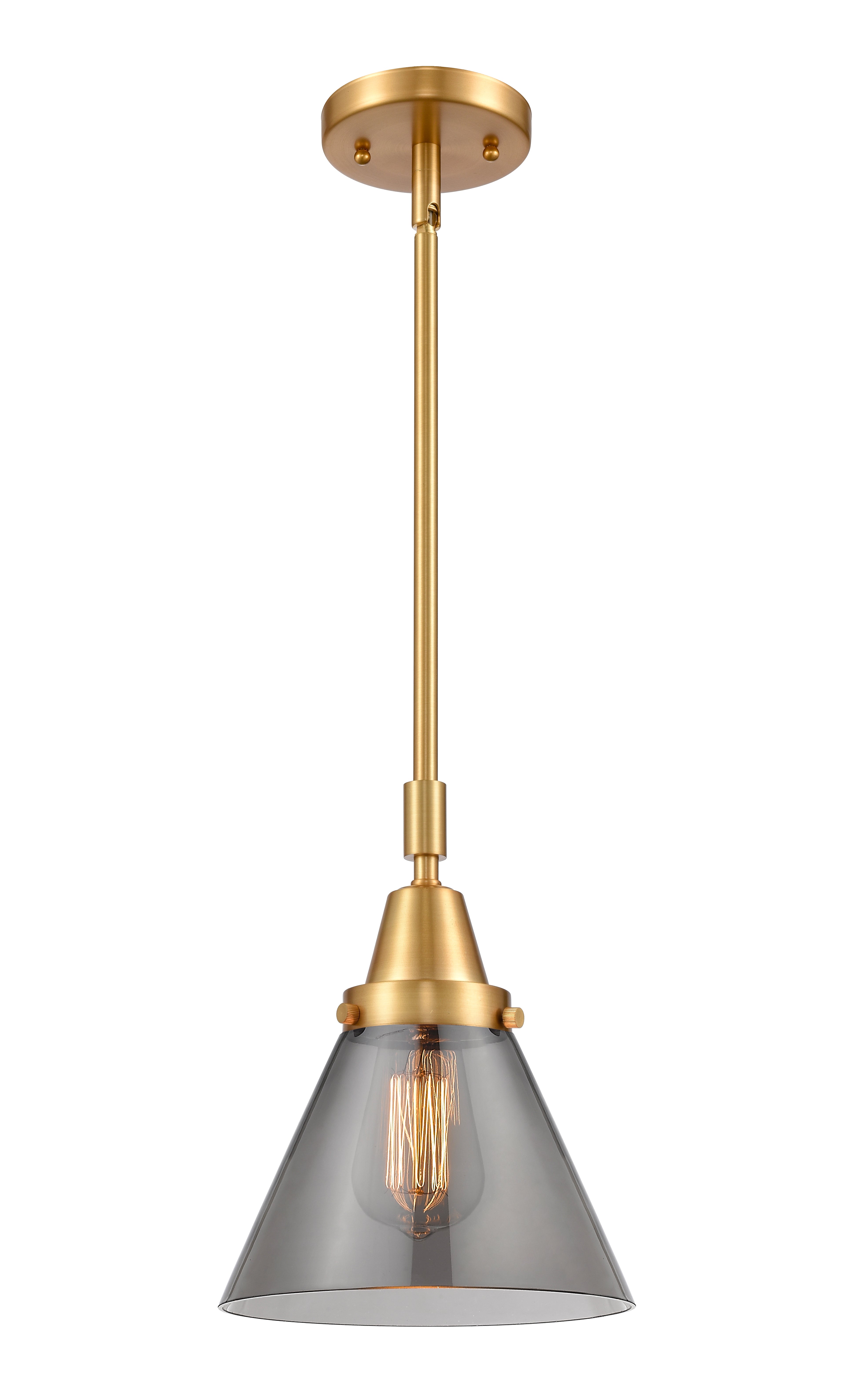 Caden Mini Pendant Antique Brass Glass