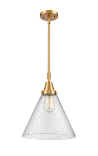 Caden Mini Pendant Antique Brass Glass