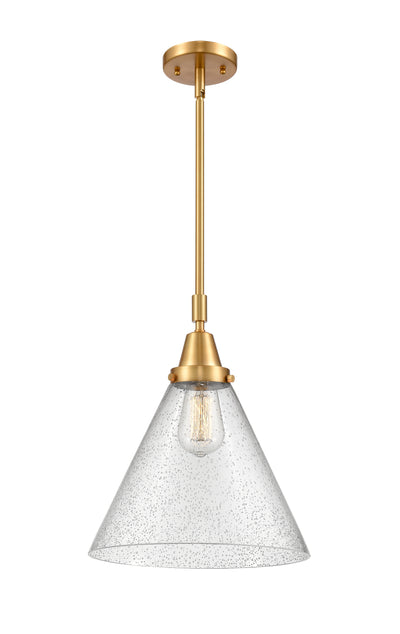 Caden Mini Pendant Antique Brass Glass