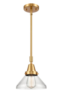 Caden Mini Pendant Antique Brass Steel 8 Inch