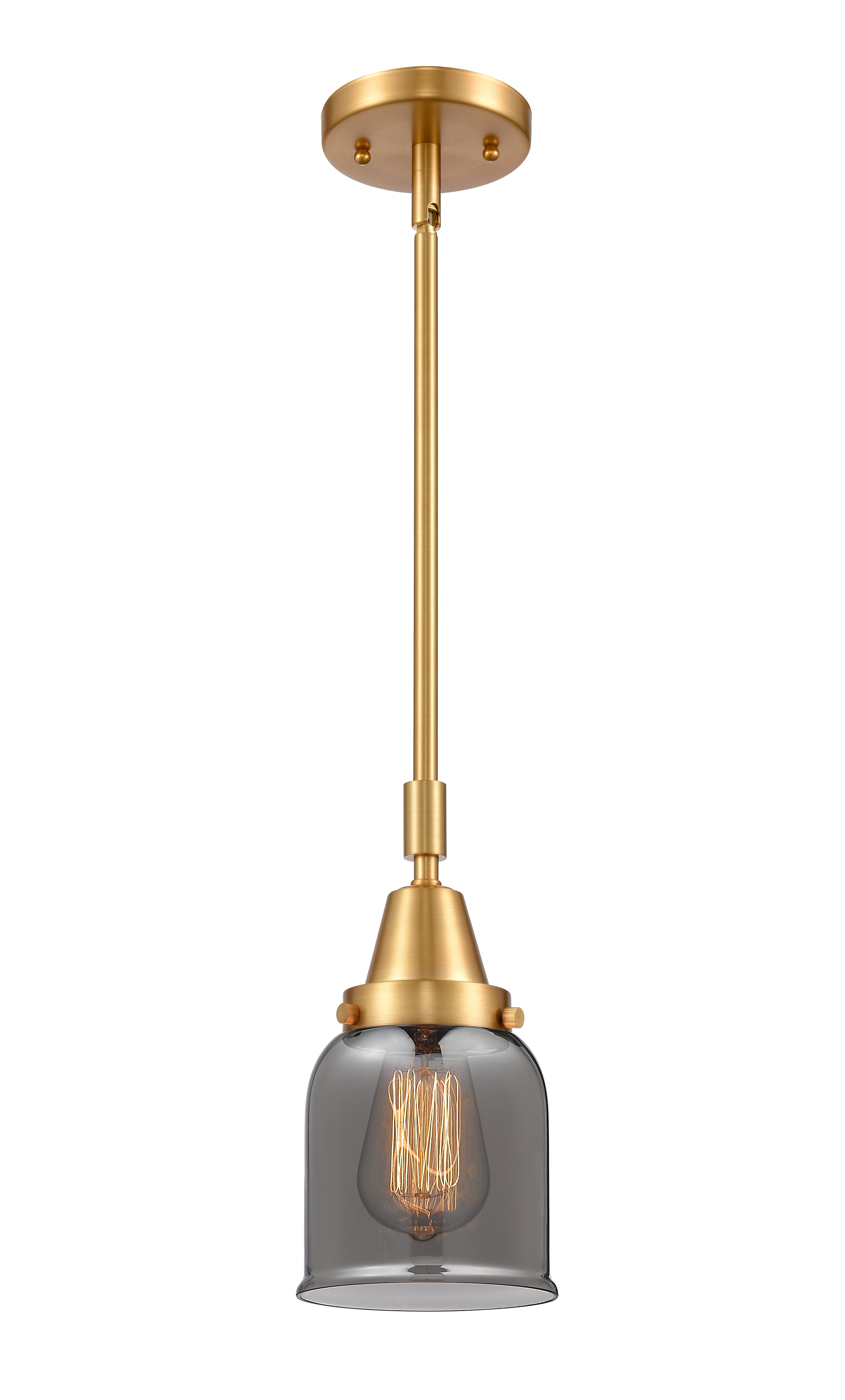 Caden Mini Pendant Antique Brass Glass