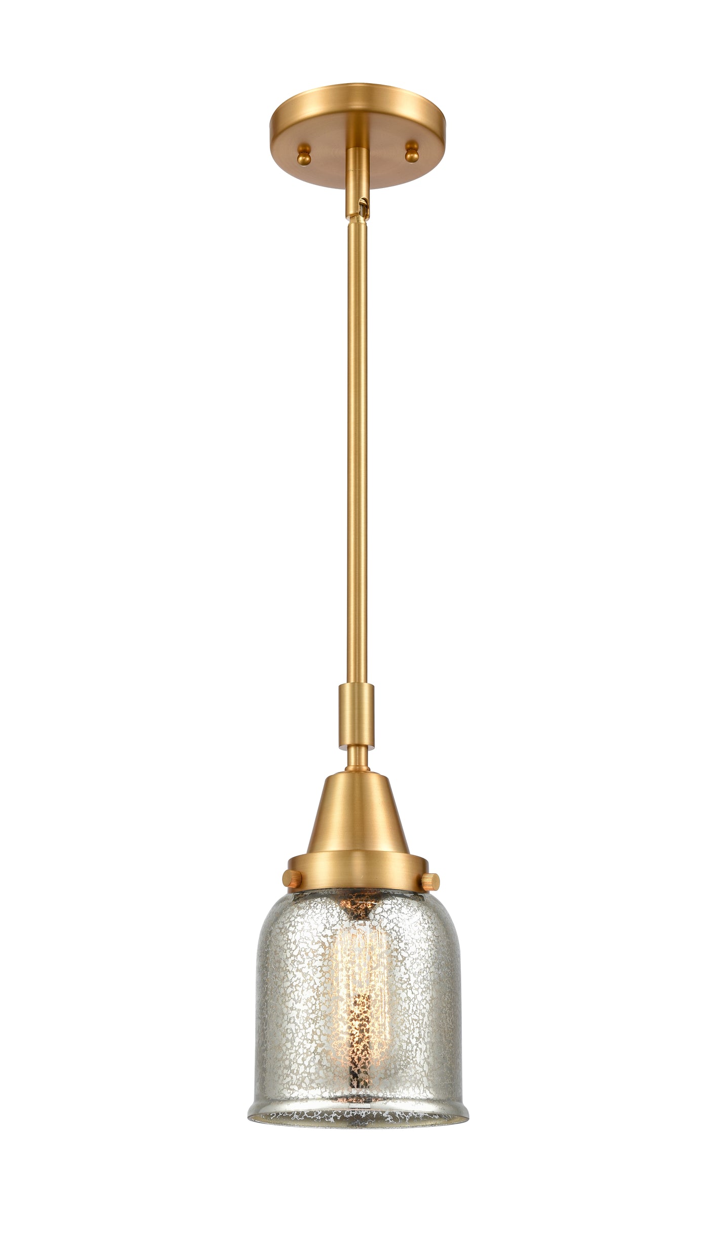 Caden Mini Pendant Antique Brass Glass
