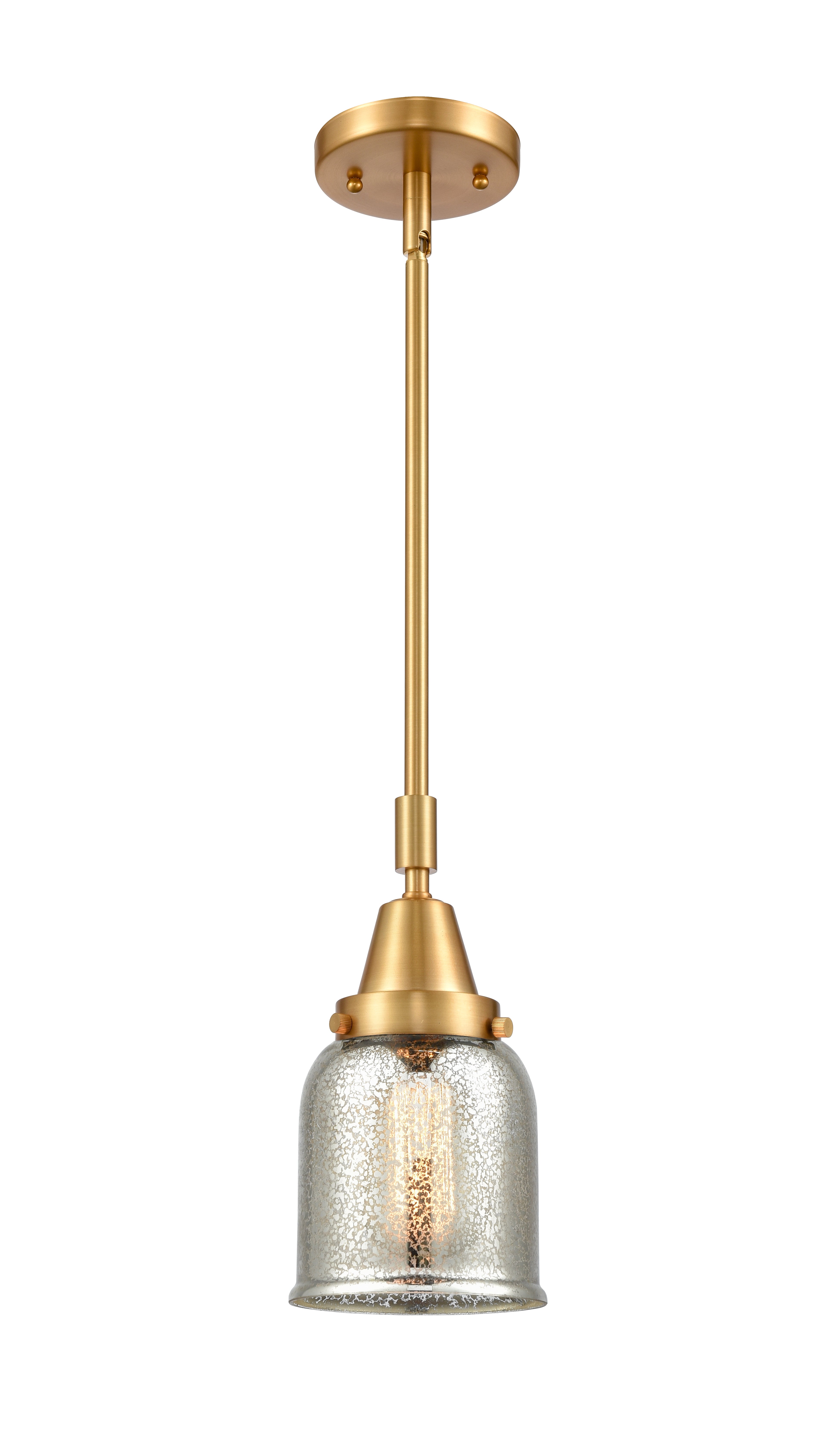 Caden Mini Pendant Antique Brass Glass
