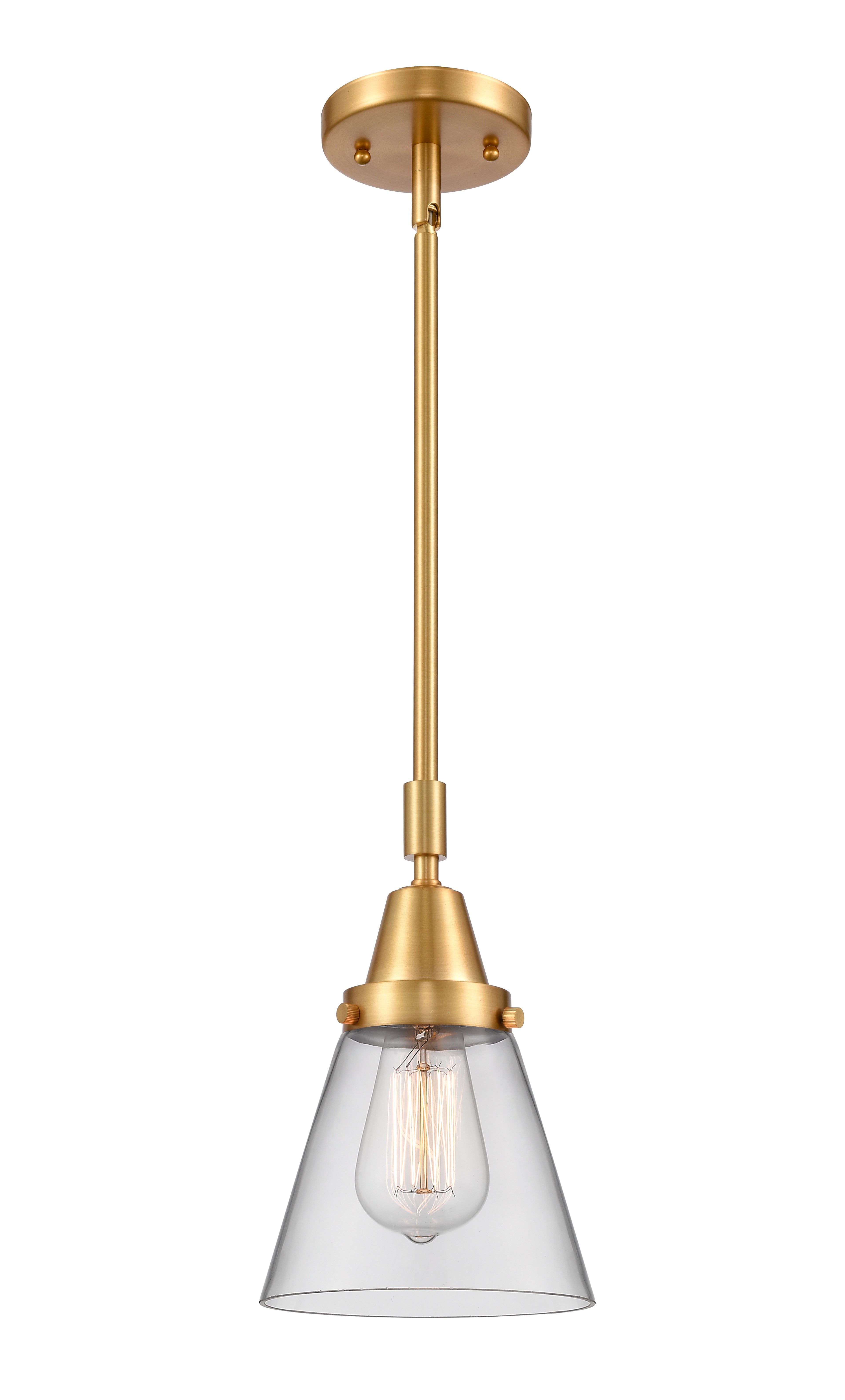 Caden Mini Pendant Antique Brass Finish