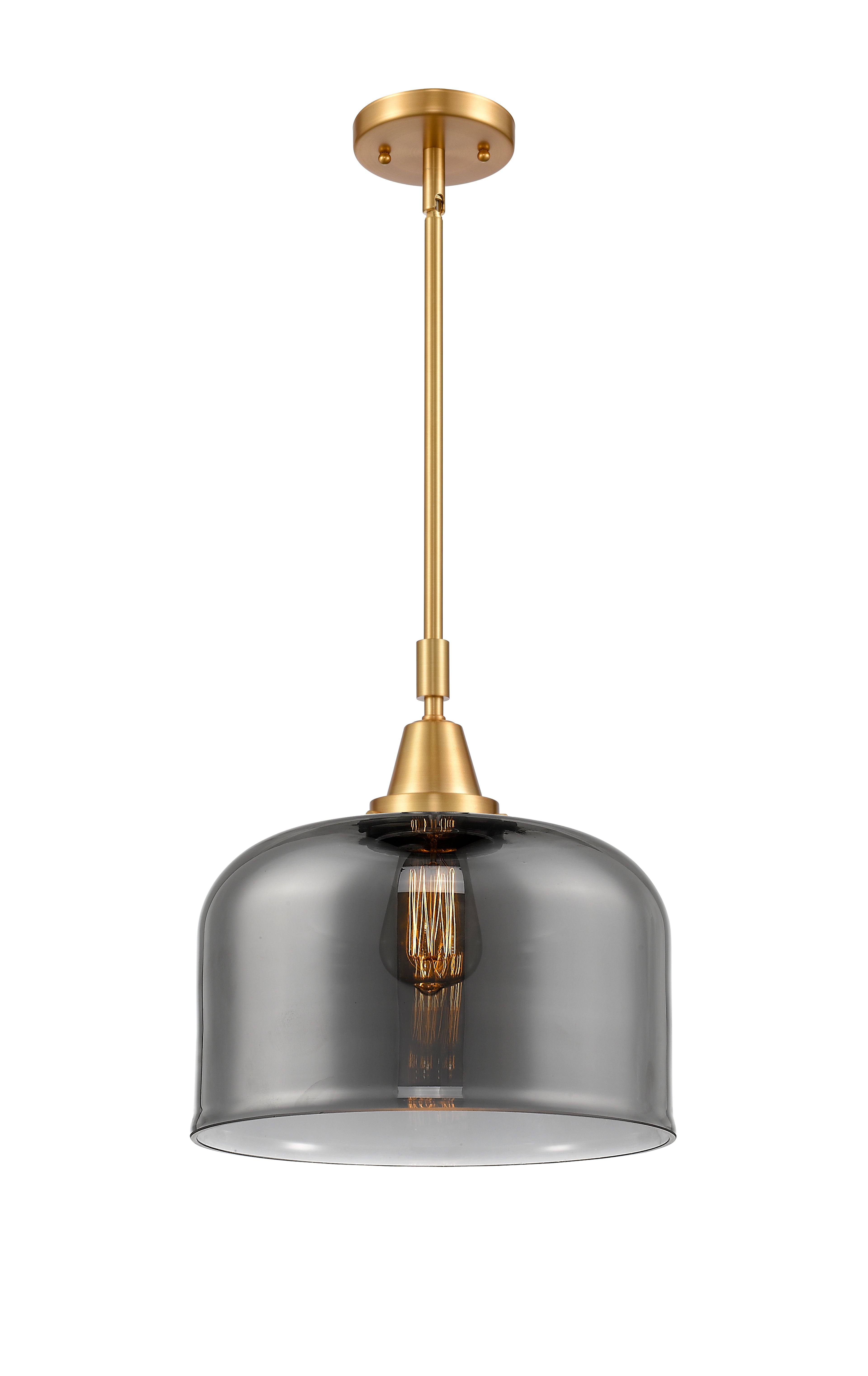 Caden Mini Pendant Antique Brass Glass