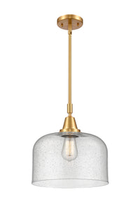 Caden Mini Pendant Antique Brass Glass