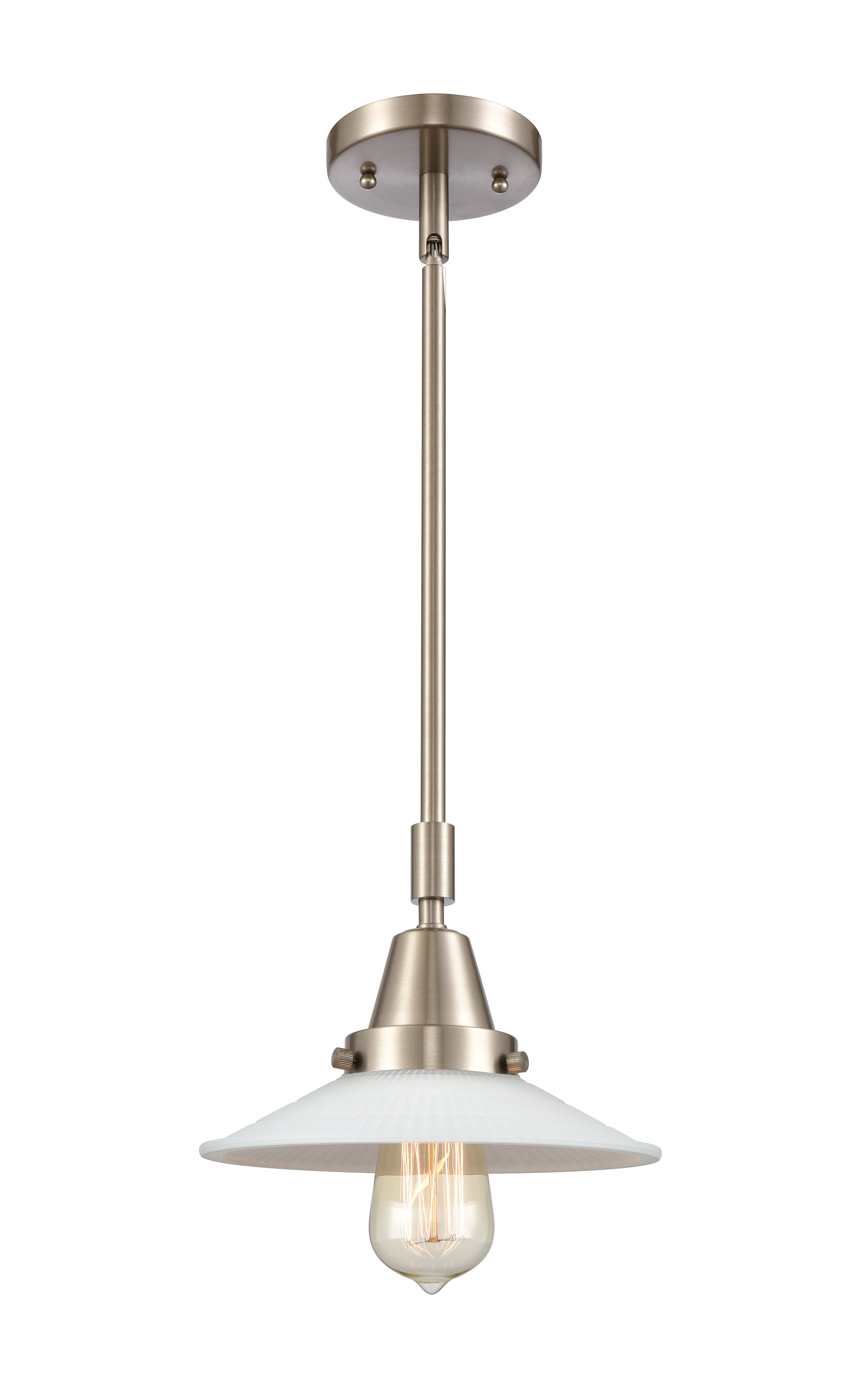 Caden Mini Pendant Antique Brass Glass