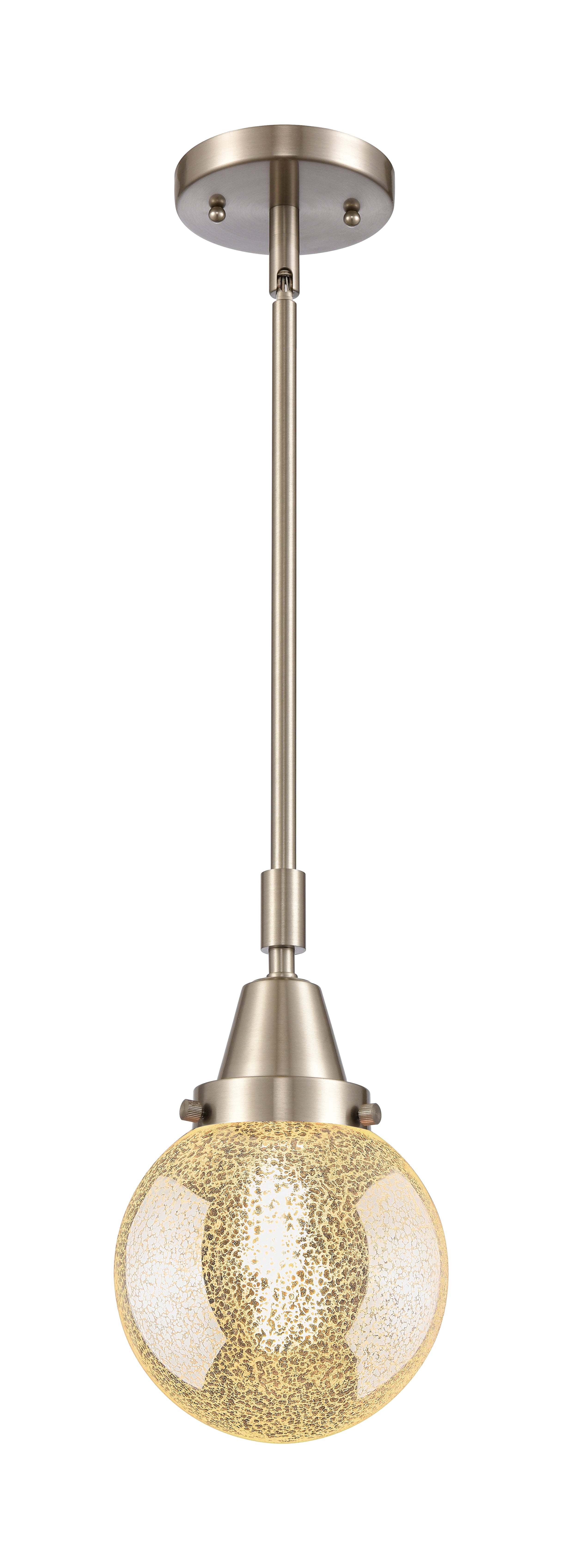 Caden Mini Pendant Antique Brass Glass