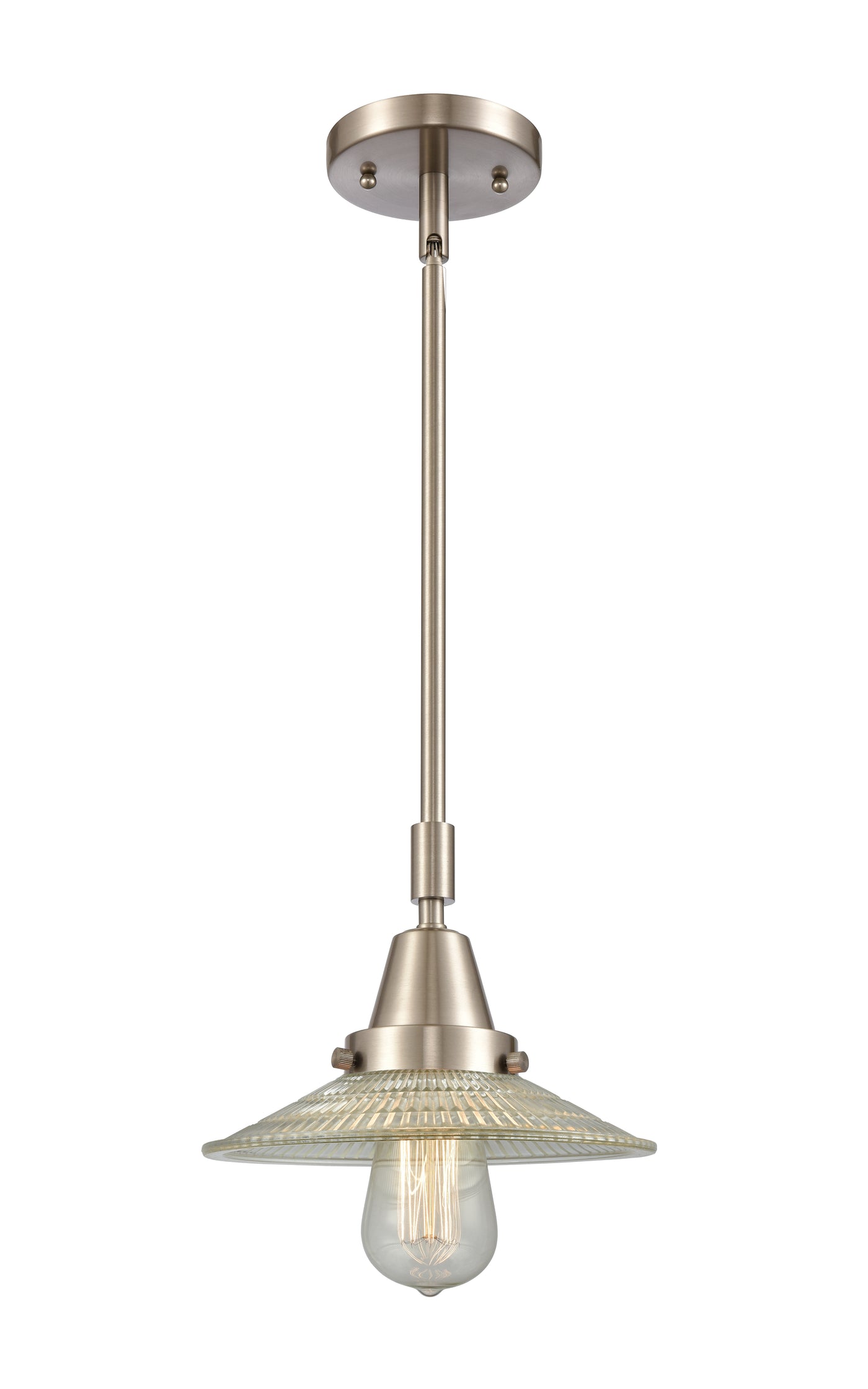 Caden Mini Pendant Antique Brass Glass