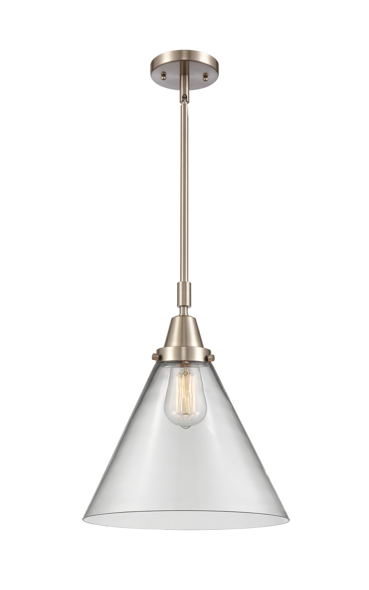 Caden Mini Pendant Antique Brass Glass