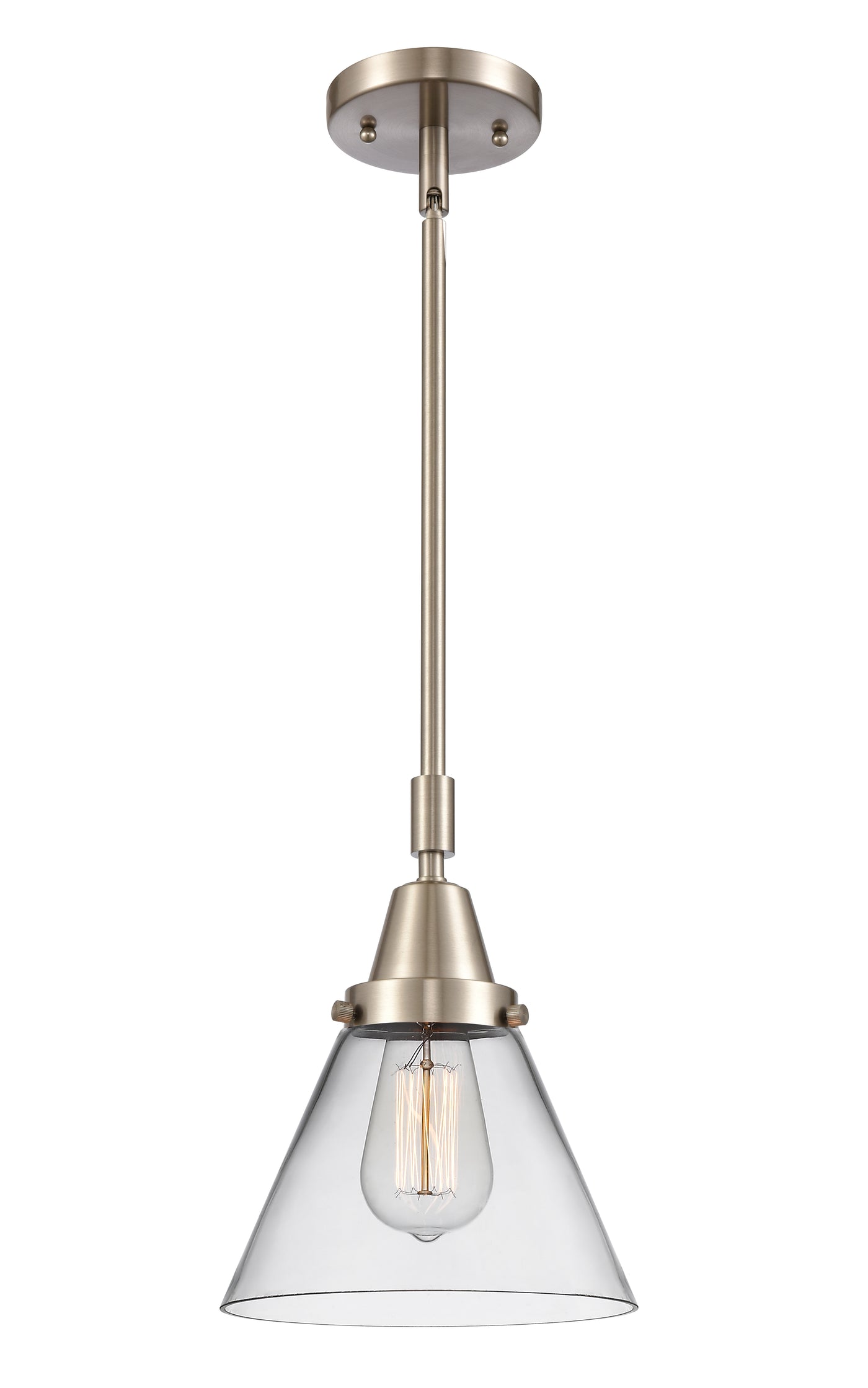 Caden Mini Pendant Antique Brass Glass