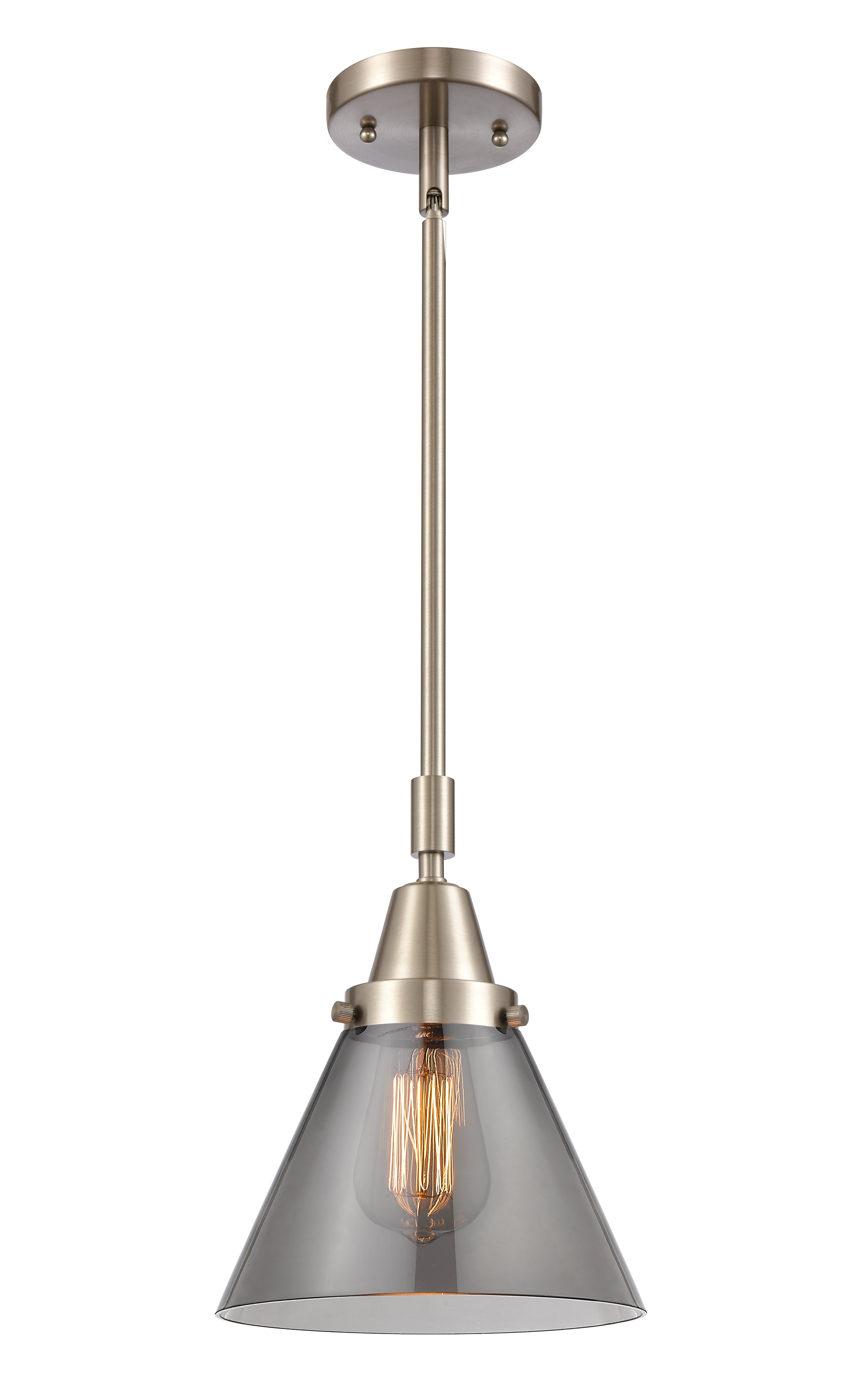Caden Mini Pendant Antique Brass Glass