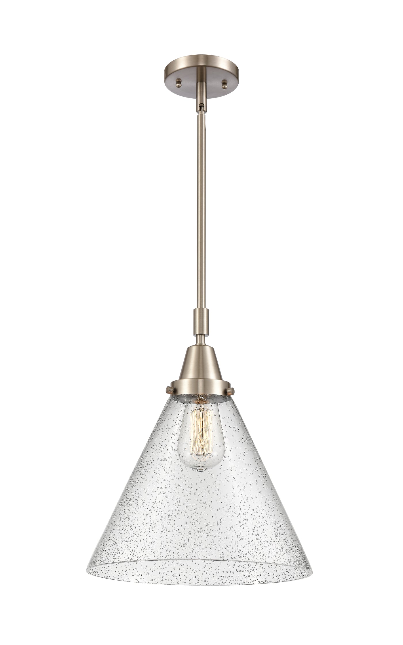 Caden Mini Pendant Antique Brass Glass