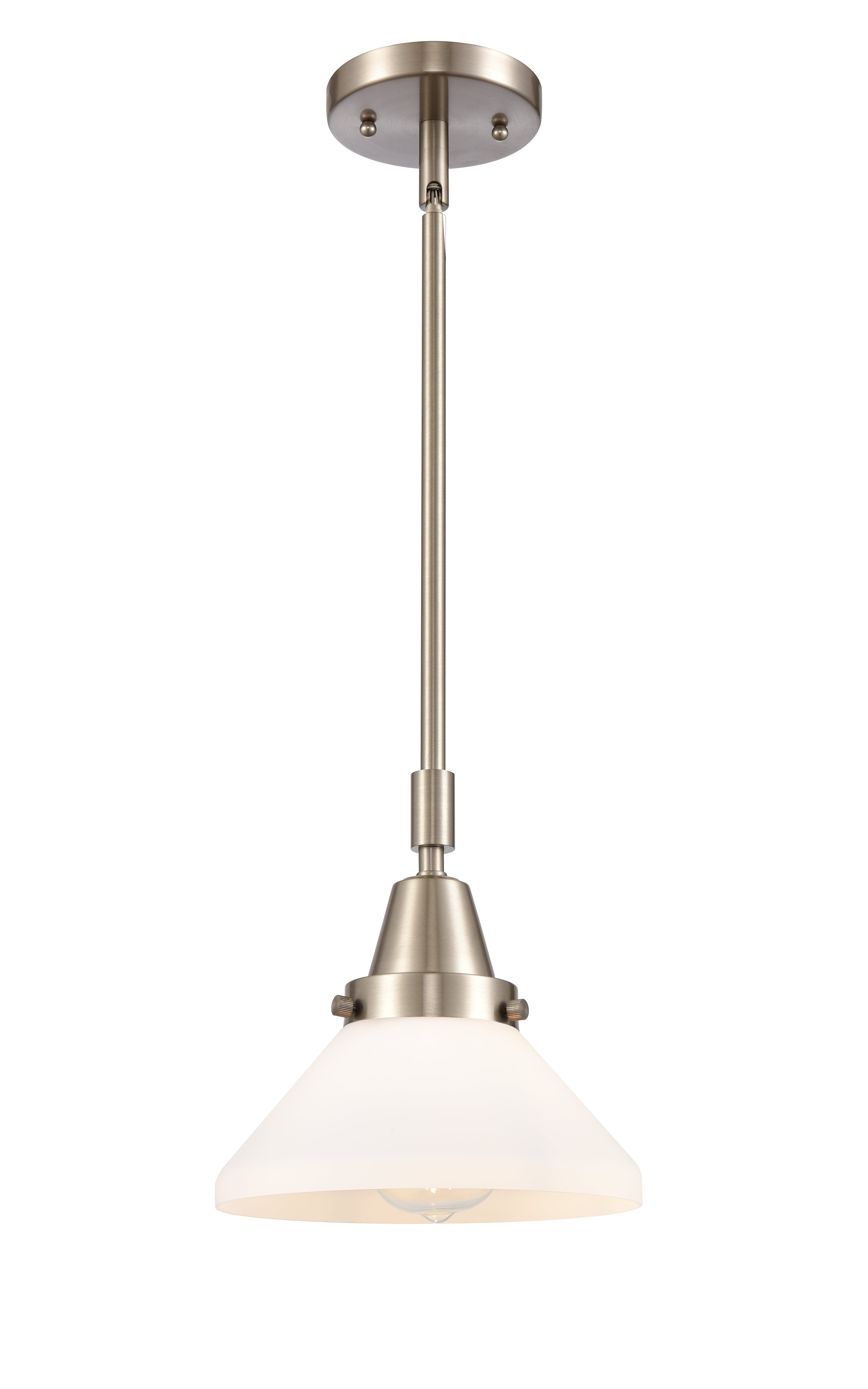 Caden Mini Pendant Antique Brass Steel 8 Inch