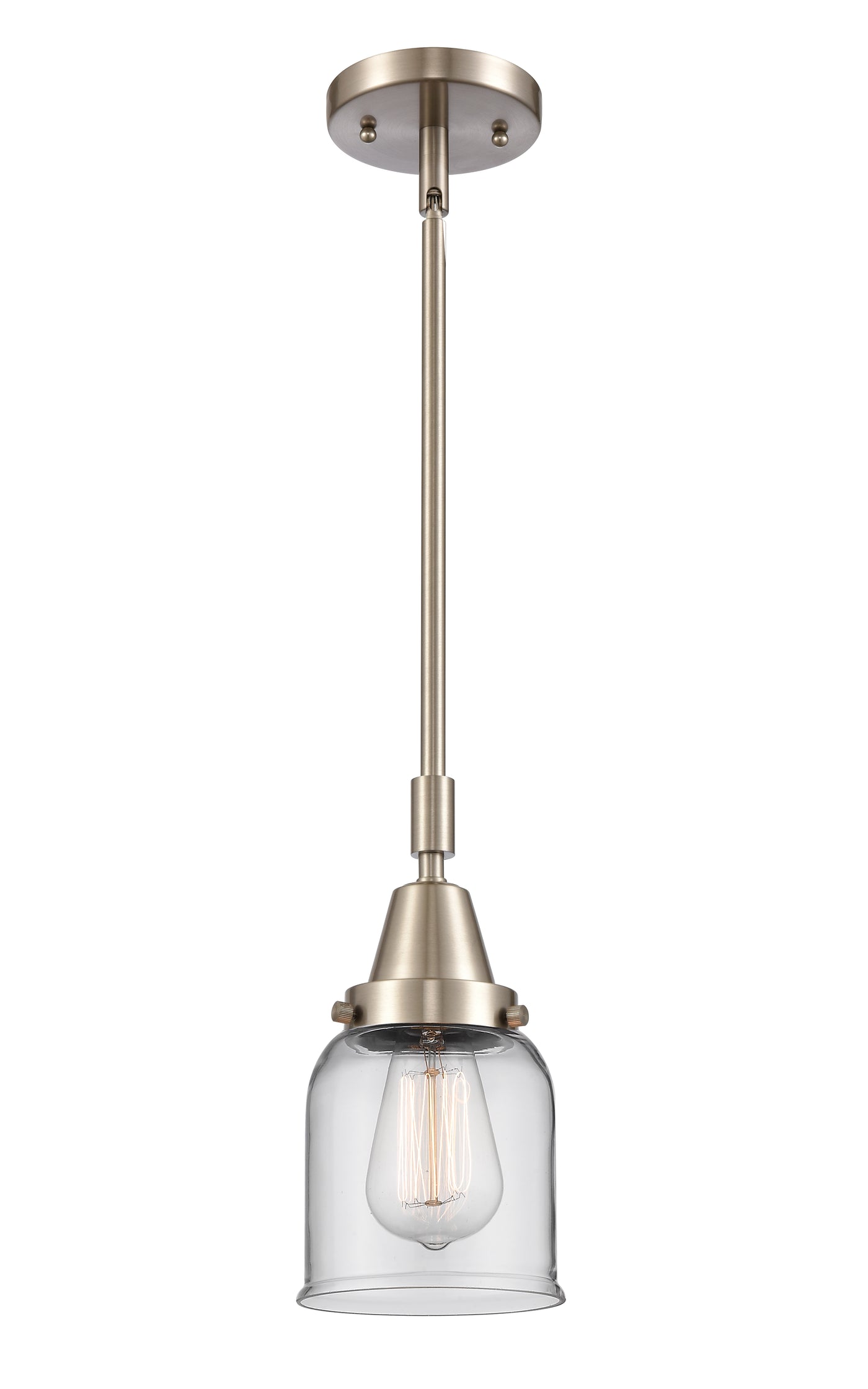 Caden Mini Pendant Antique Brass Glass